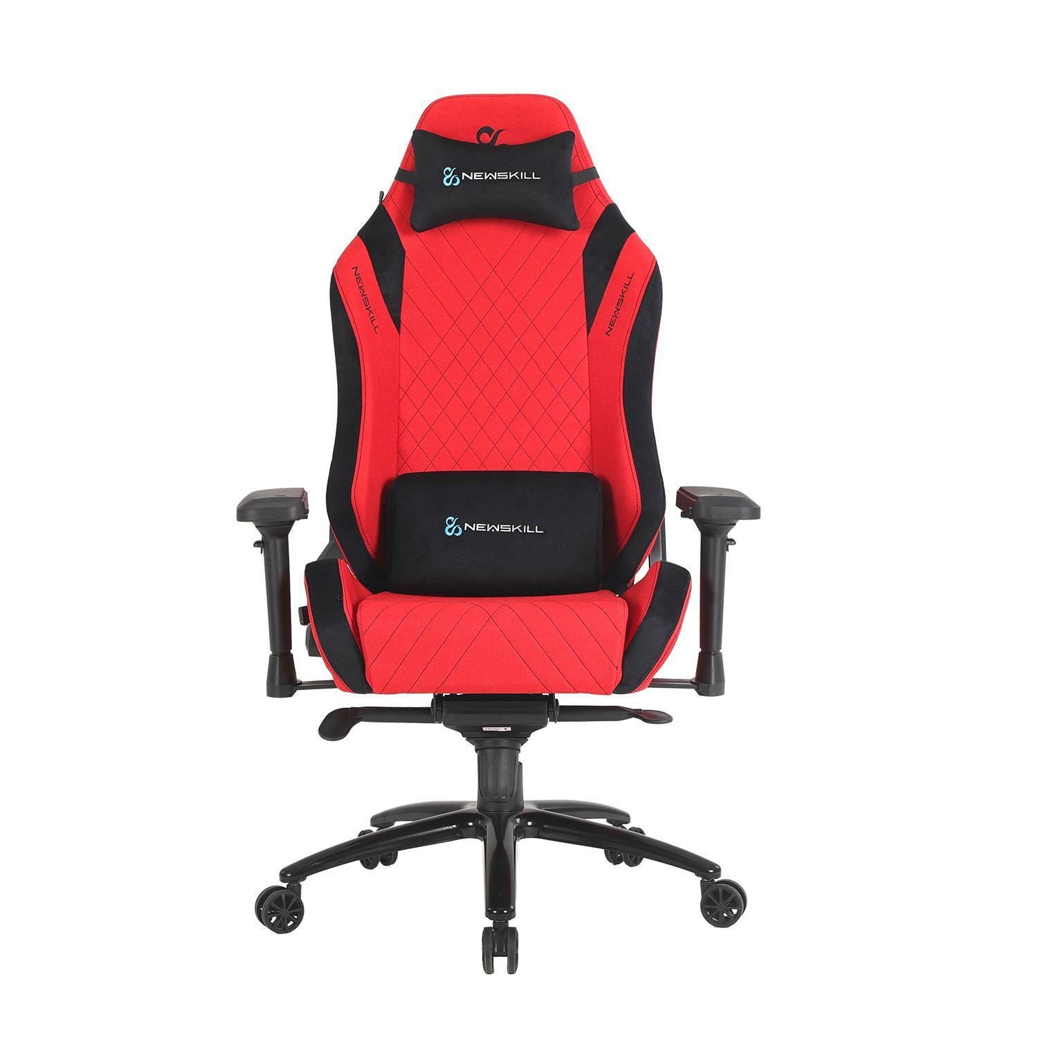 Silla Gamer Neith Zephyr tela Rojo/Negro-3