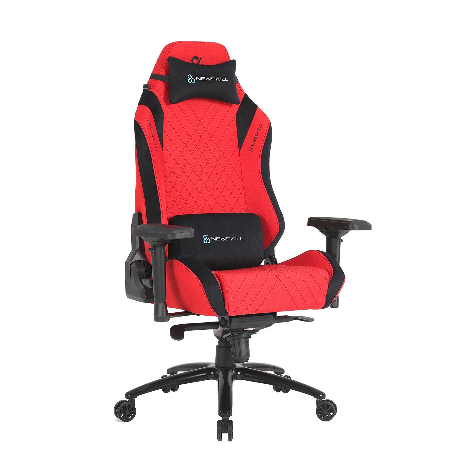 Silla Gamer Neith Zephyr tela Rojo/Negro-4