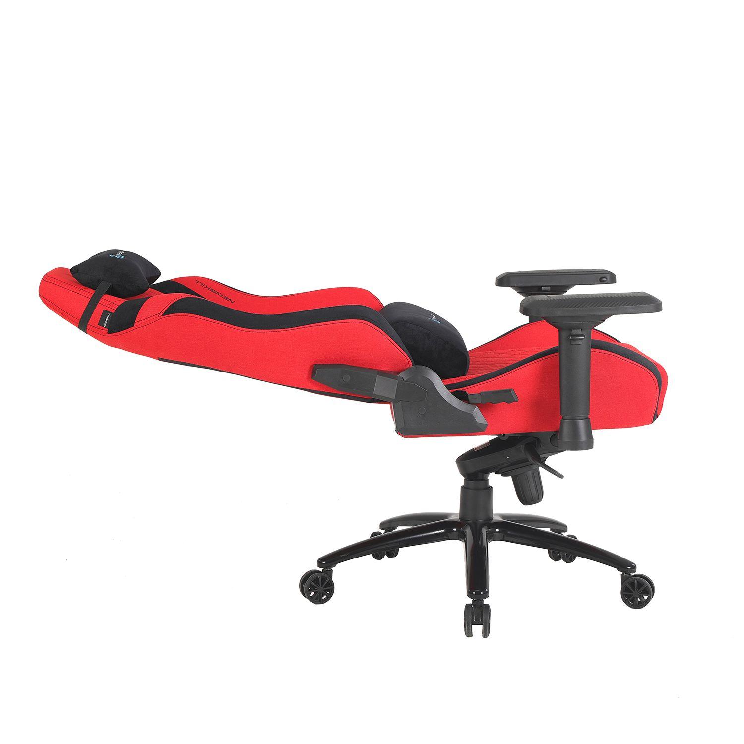 Silla Gamer Neith Zephyr tela Rojo/Negro-8