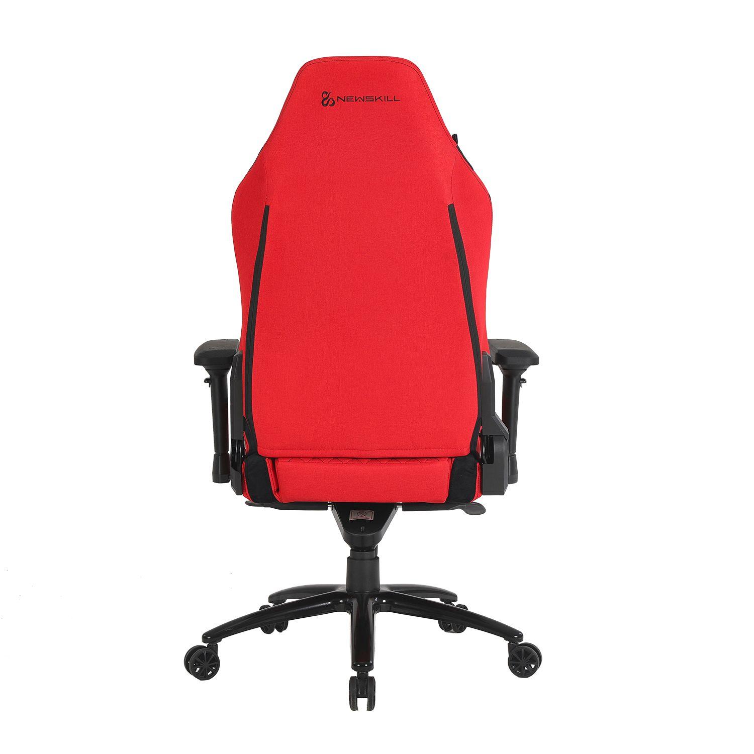 Silla Gamer Neith Zephyr tela Rojo/Negro-9