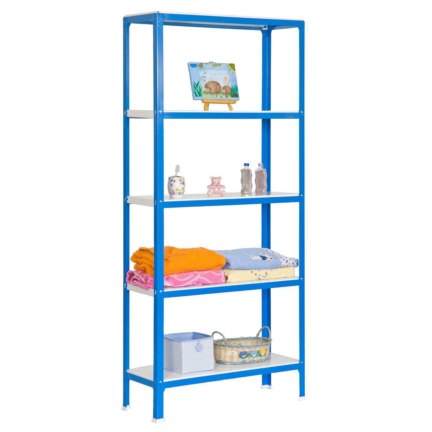 Estantería Homeclick mini 5/400 Azul/Blanco-2