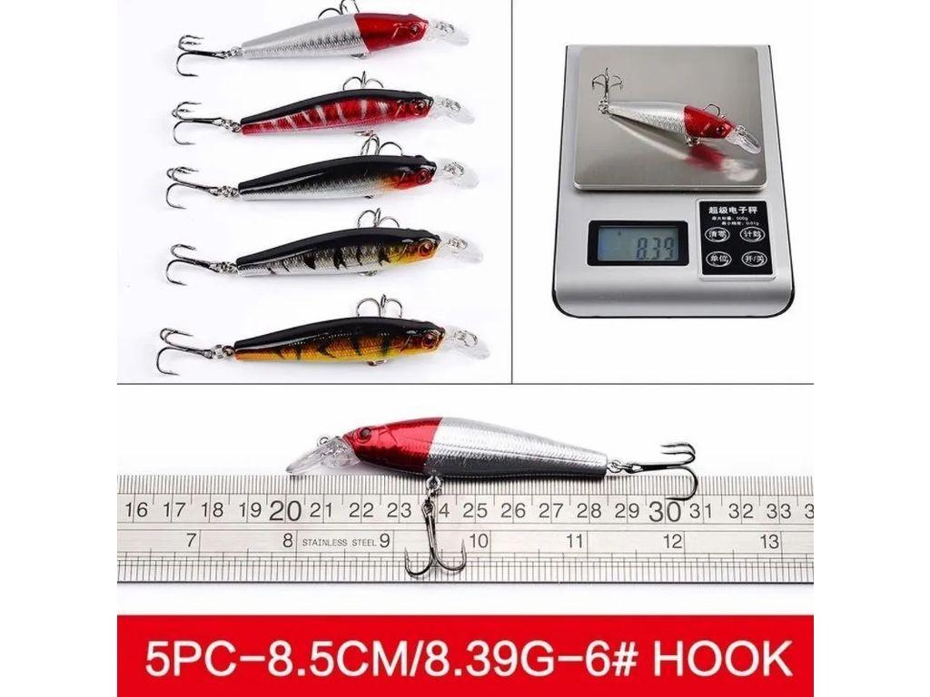 Senuelos De Pesca De 56 Piezas Cebo Duro Artificial-2