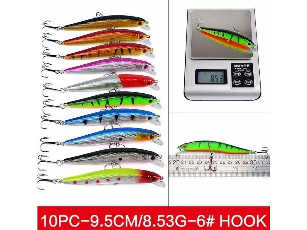 Senuelos De Pesca De 56 Piezas Cebo Duro Artificial-5