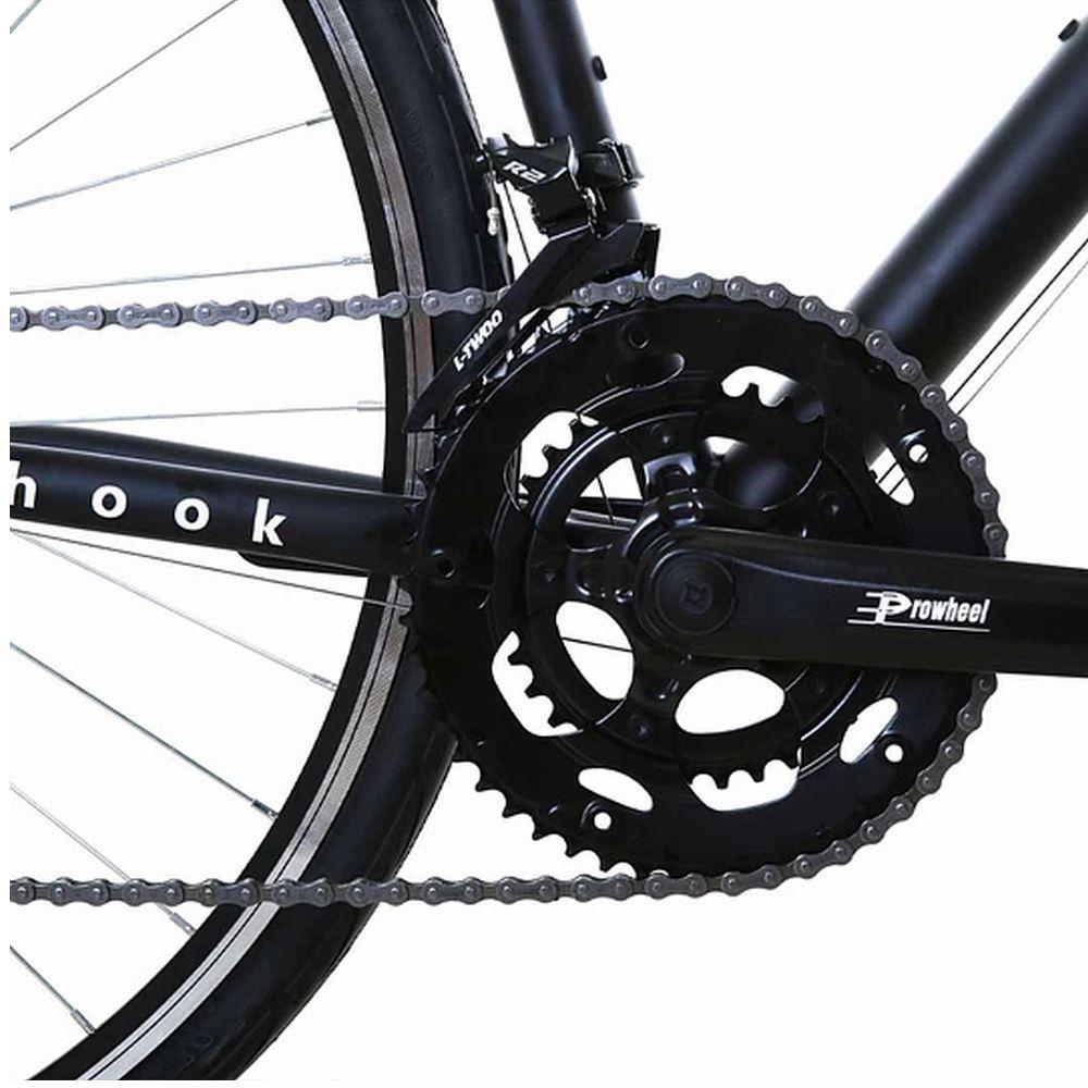 Bicicleta Rutera 700c Hook Modelo Gia 2 Talla L 20 Negra-3