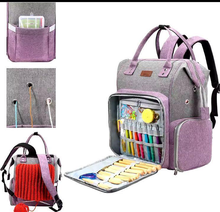 Mochila organizadora de tejidos.-0