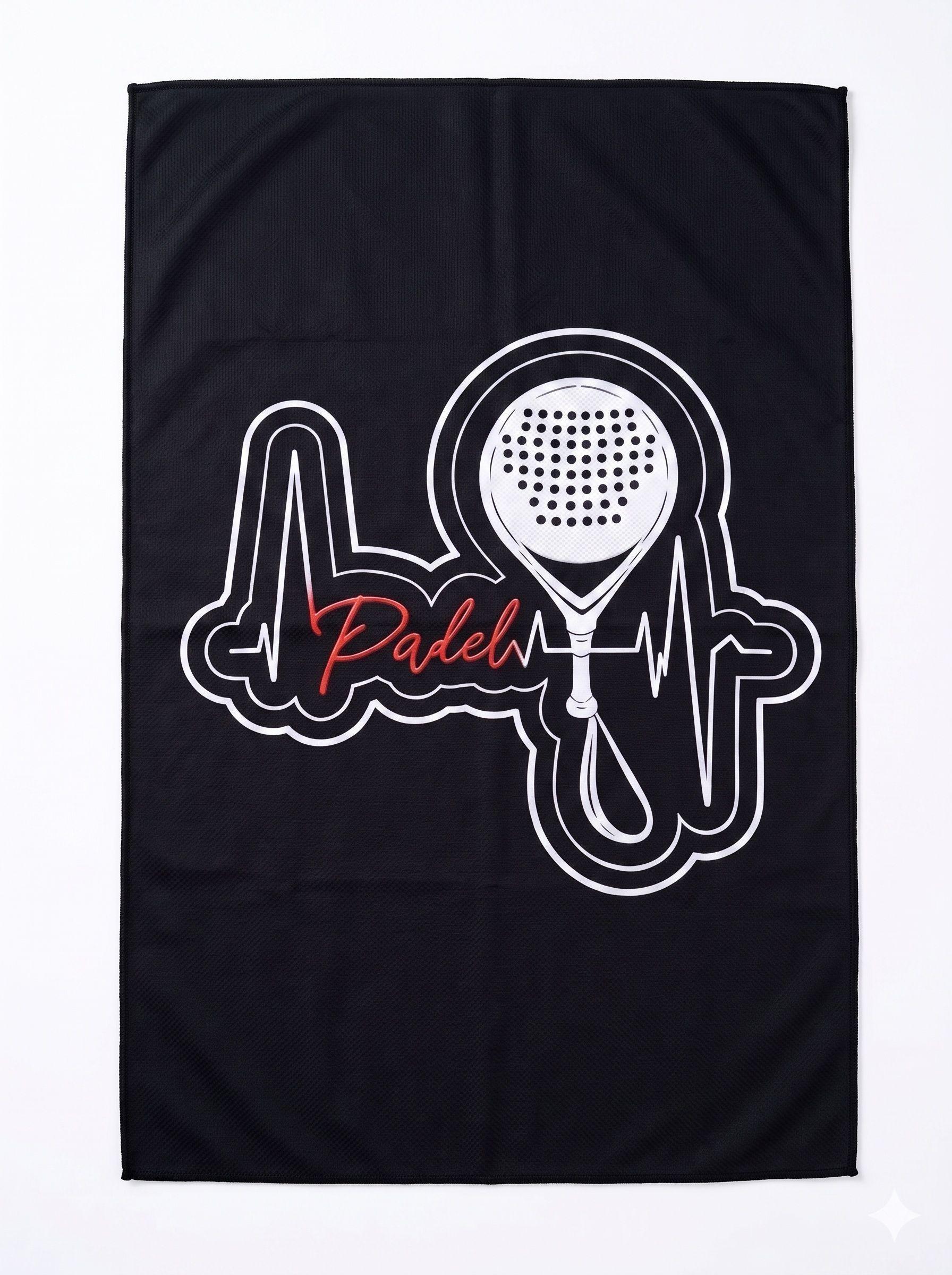 Toalla Deportiva Black Pádel de Enfriamiento y Secado Rápido -0