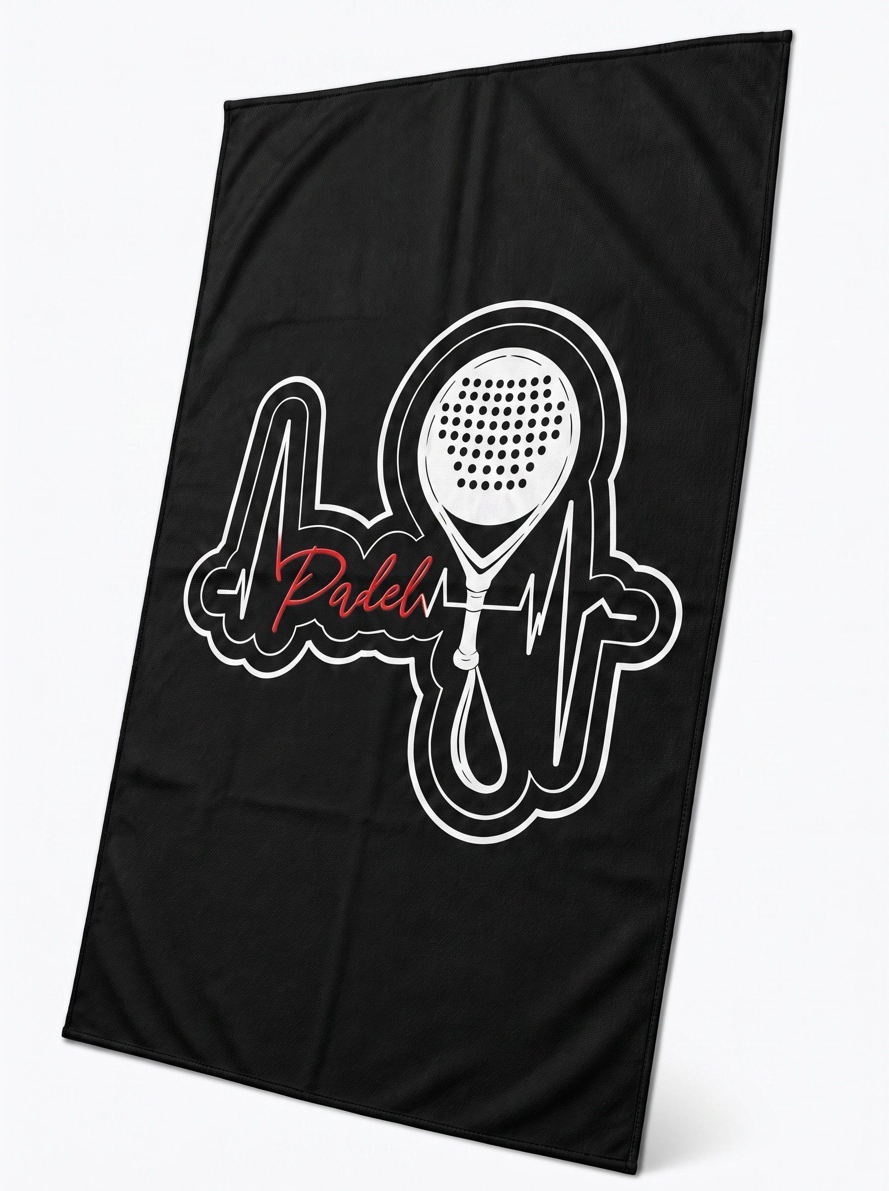 Toalla Deportiva Black Pádel de Enfriamiento y Secado Rápido -1