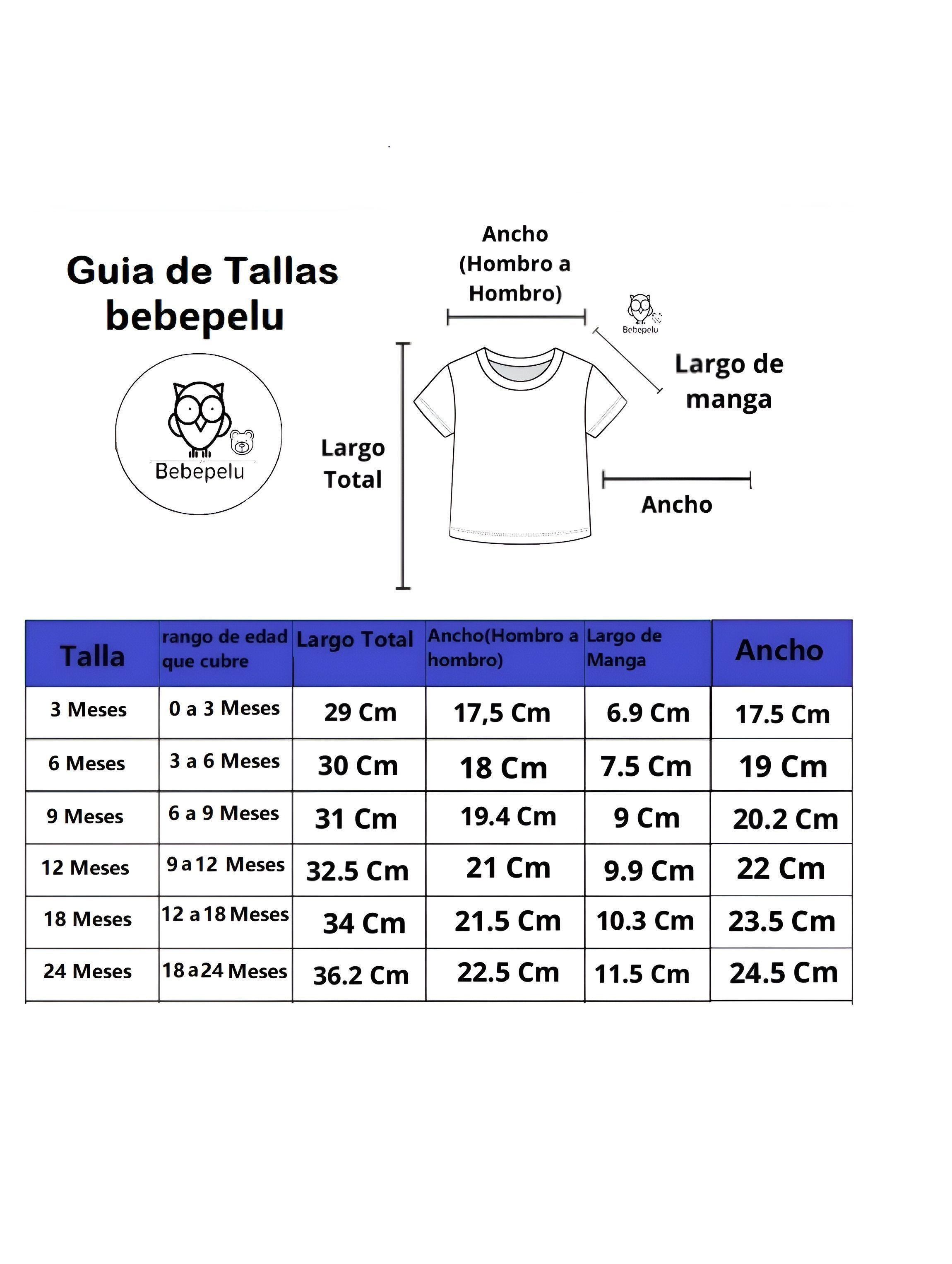 Pack 5 Poleras Manga Corta Algodon Bebe Surtido Niño Bebepelu-2
