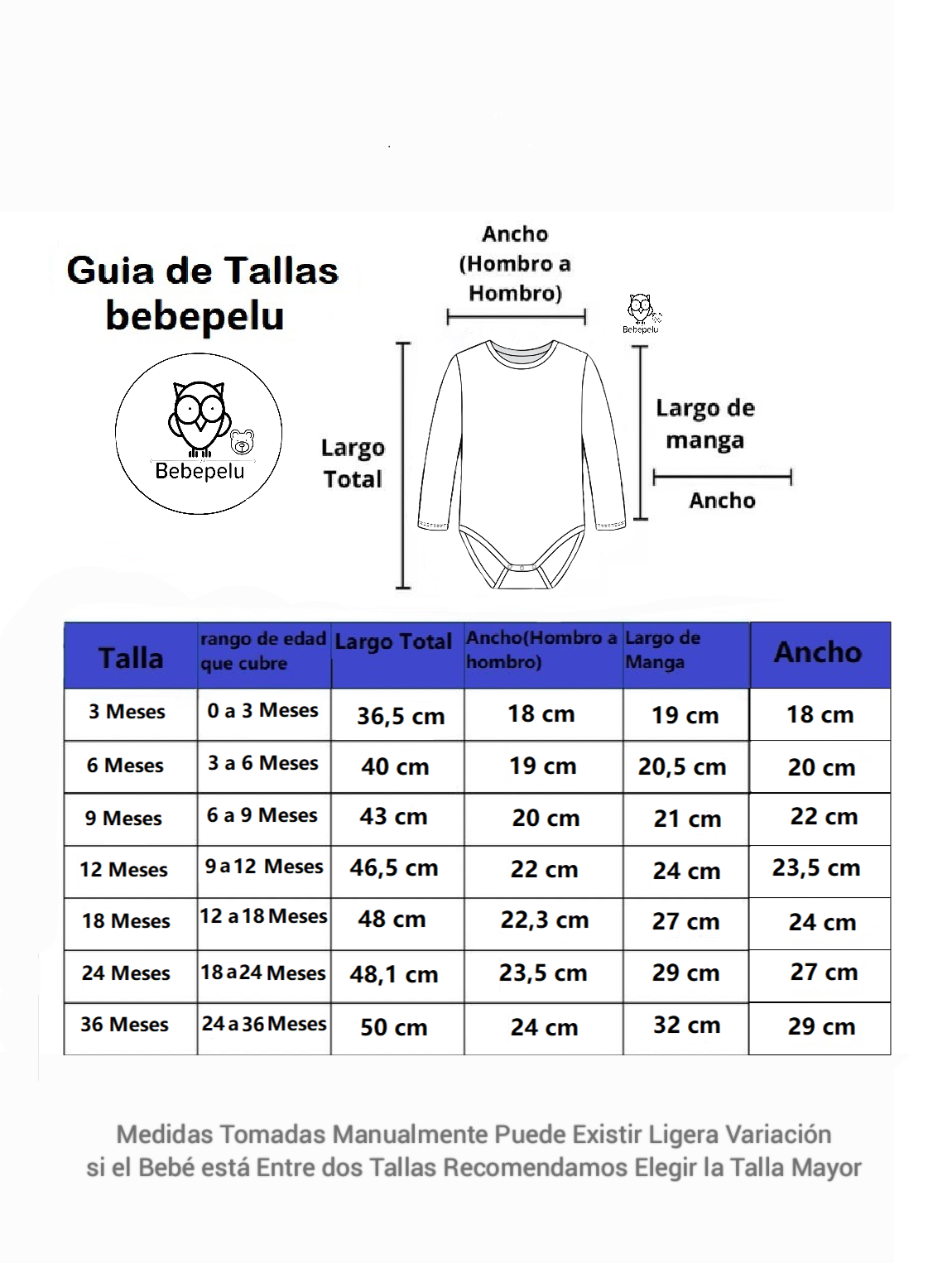 Pack 5 Body Manga Larga bebepelu Surtido Niña-2