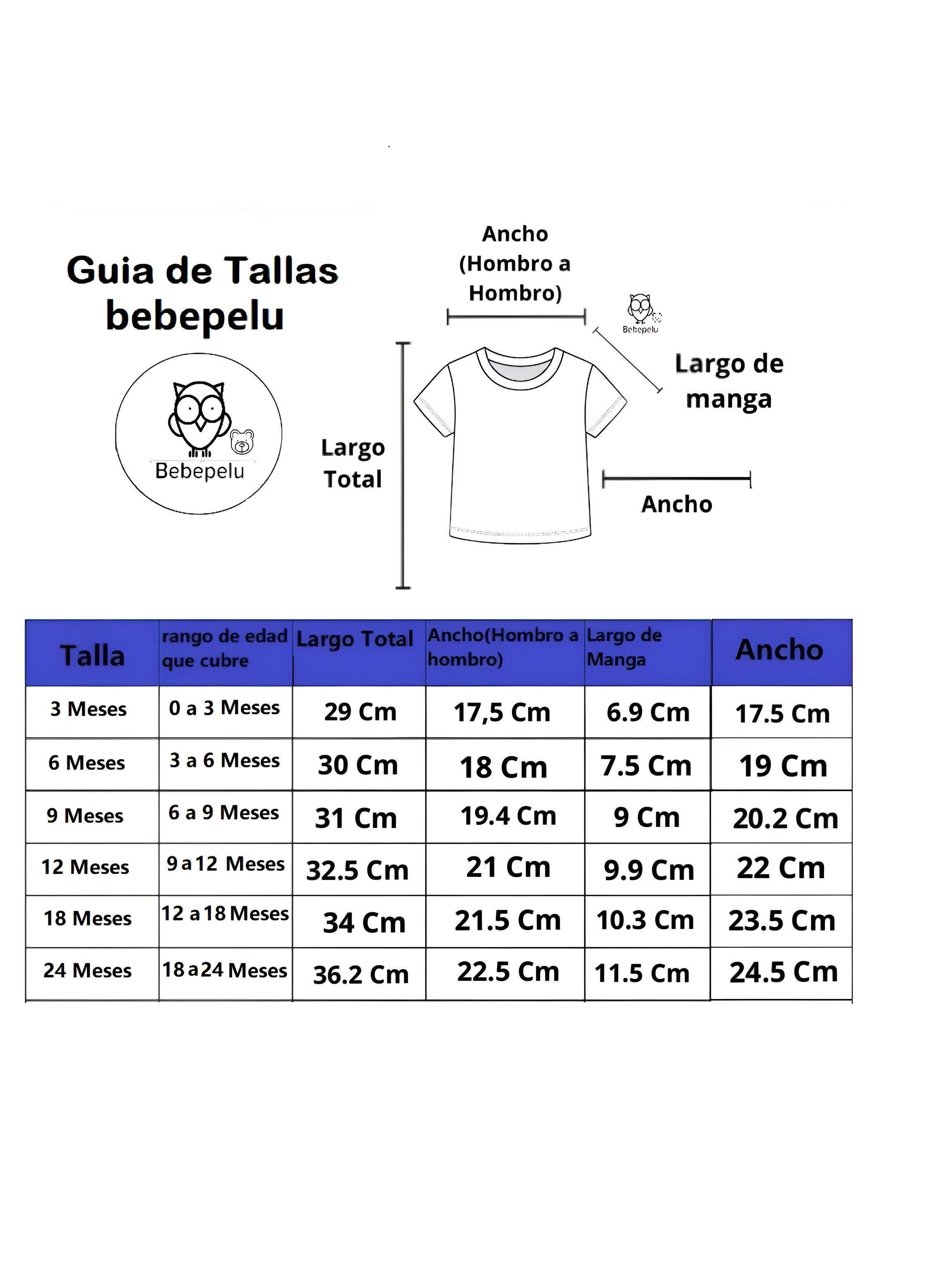 Pack 5 Poleras Manga Corta Bebe Algodón Surtido Niña Bebepelu-2