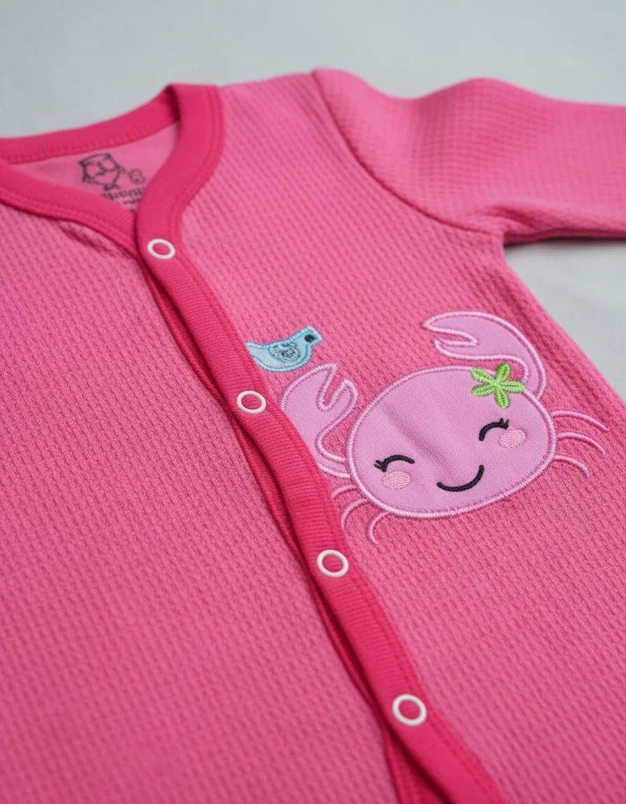 Pack 3 Osito Enterito Pijama Bebe 100% Surtido Niña Algodon Bebepelu-6