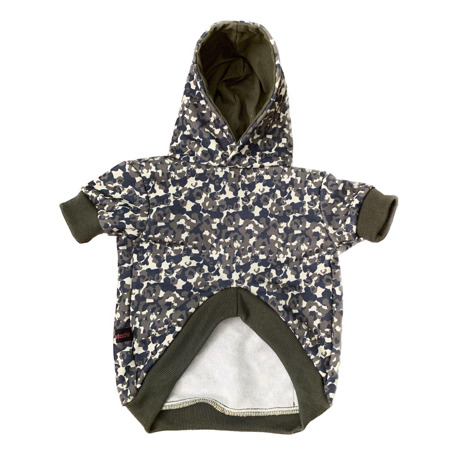 Polerón Camuflado Pequeño Verde talla XS-2