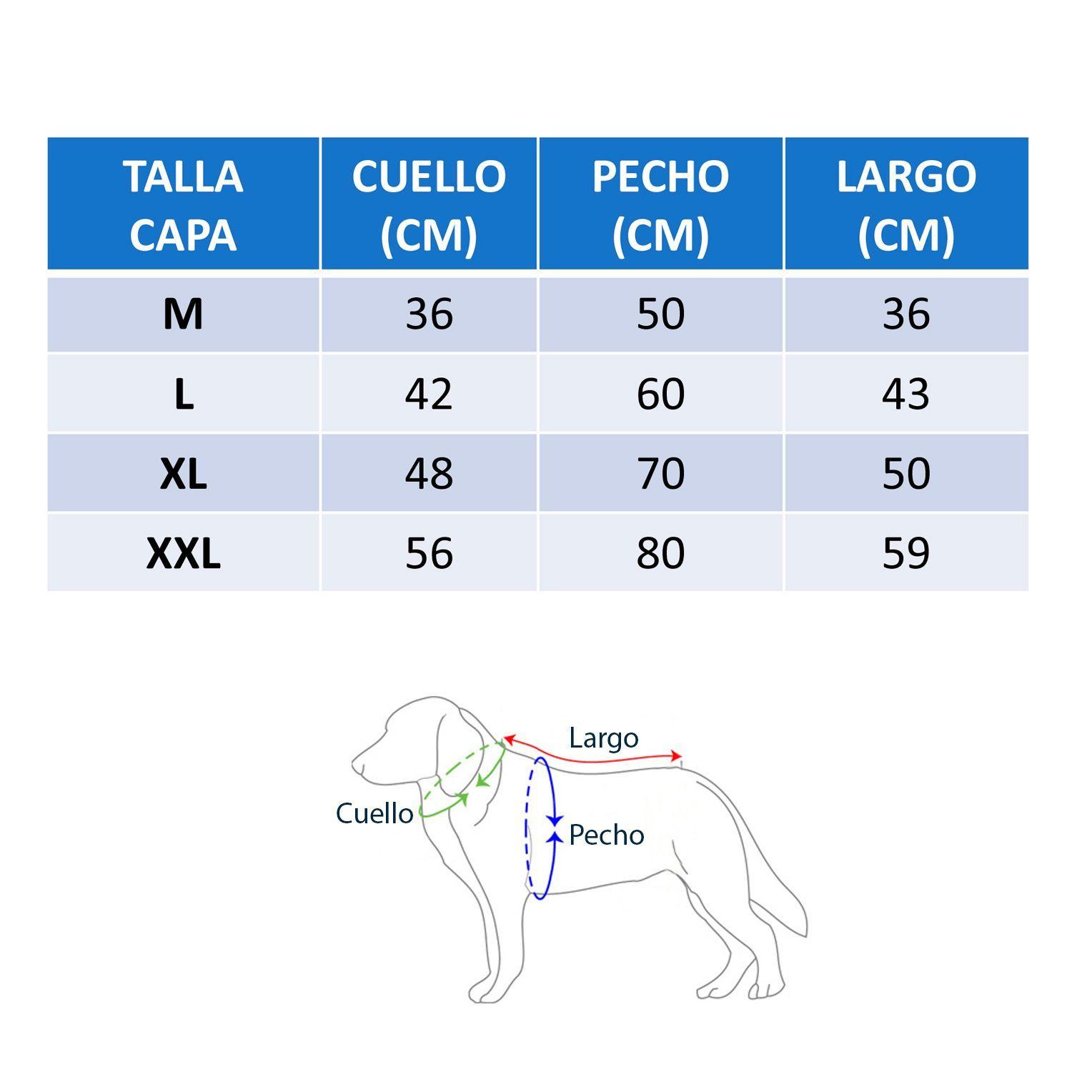 Capa Impermeable Azul talla L-2