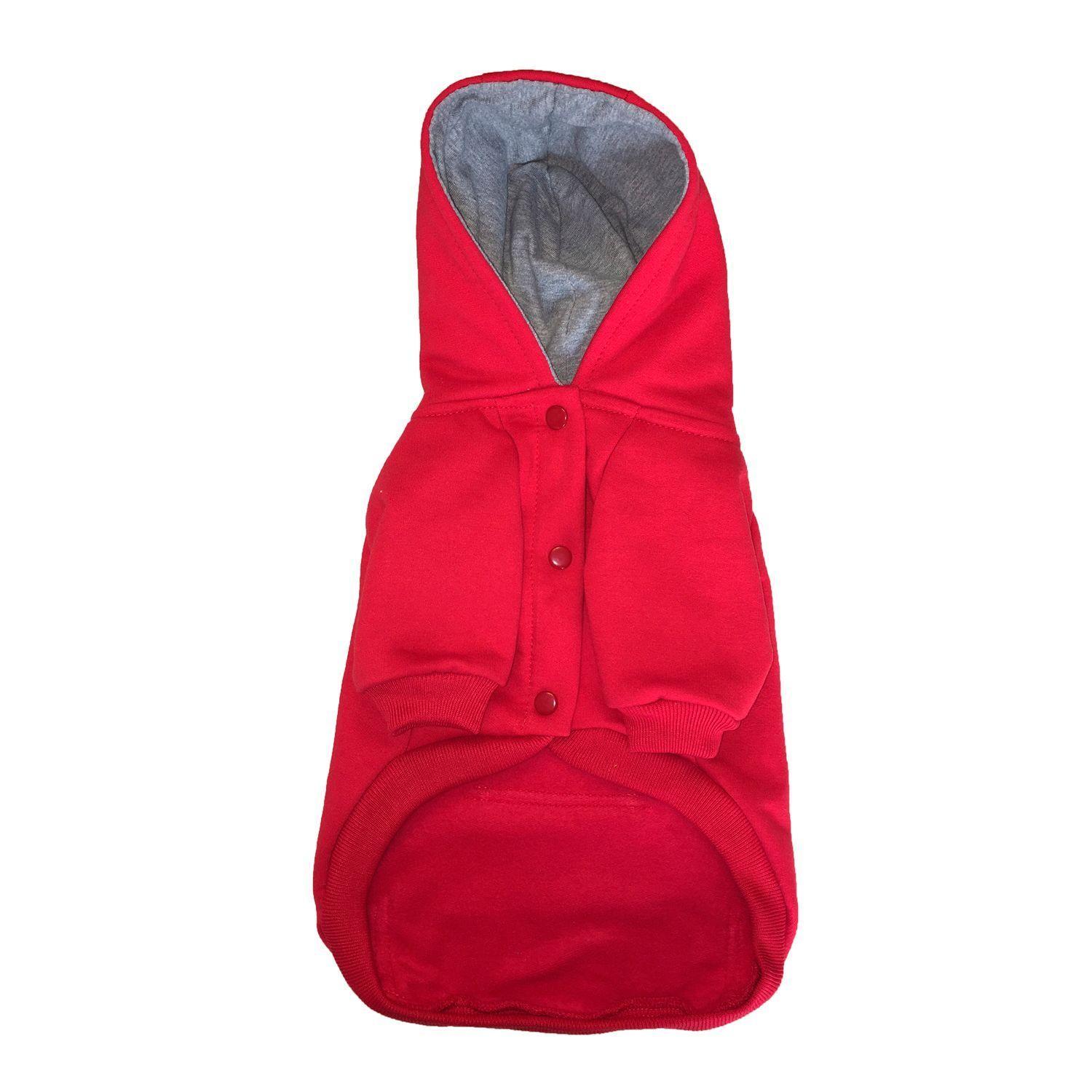 Polerón con Broches Rojo talla XL-1