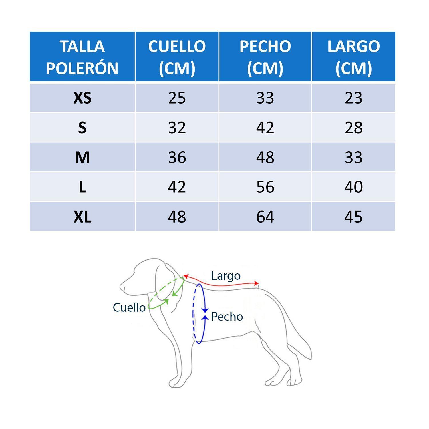 Polerón con Broches Celeste talla L-2