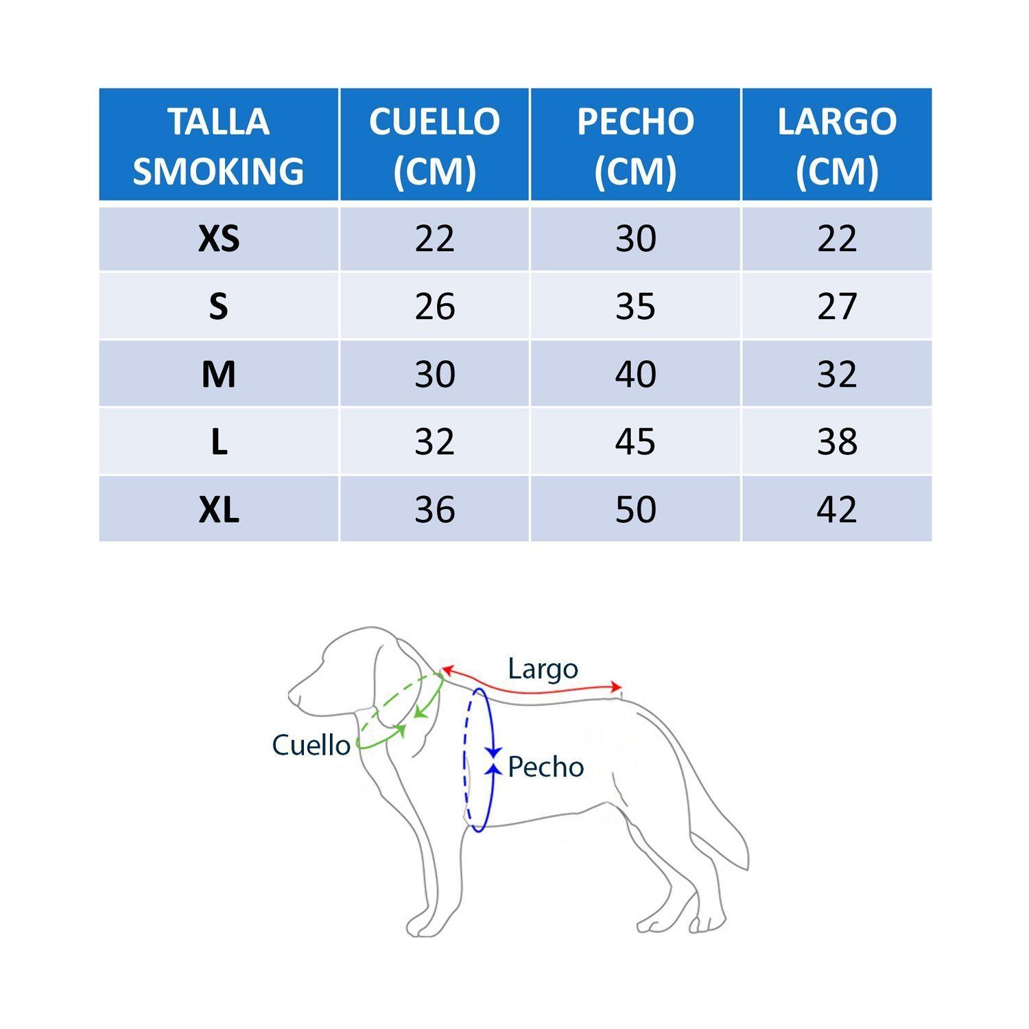 Smoking tipo Frac talla S-3