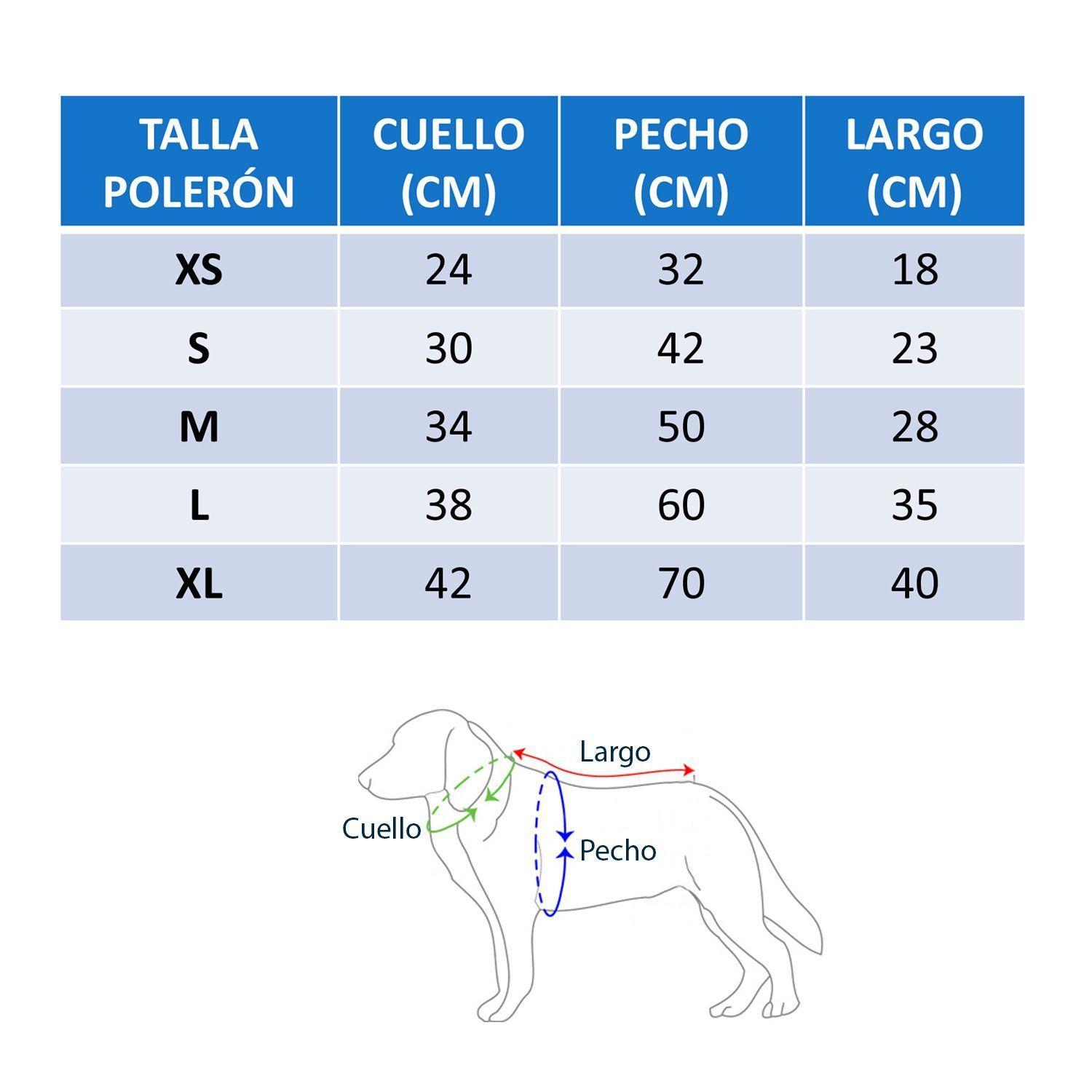 Polerón DOG Azul talla XL-2