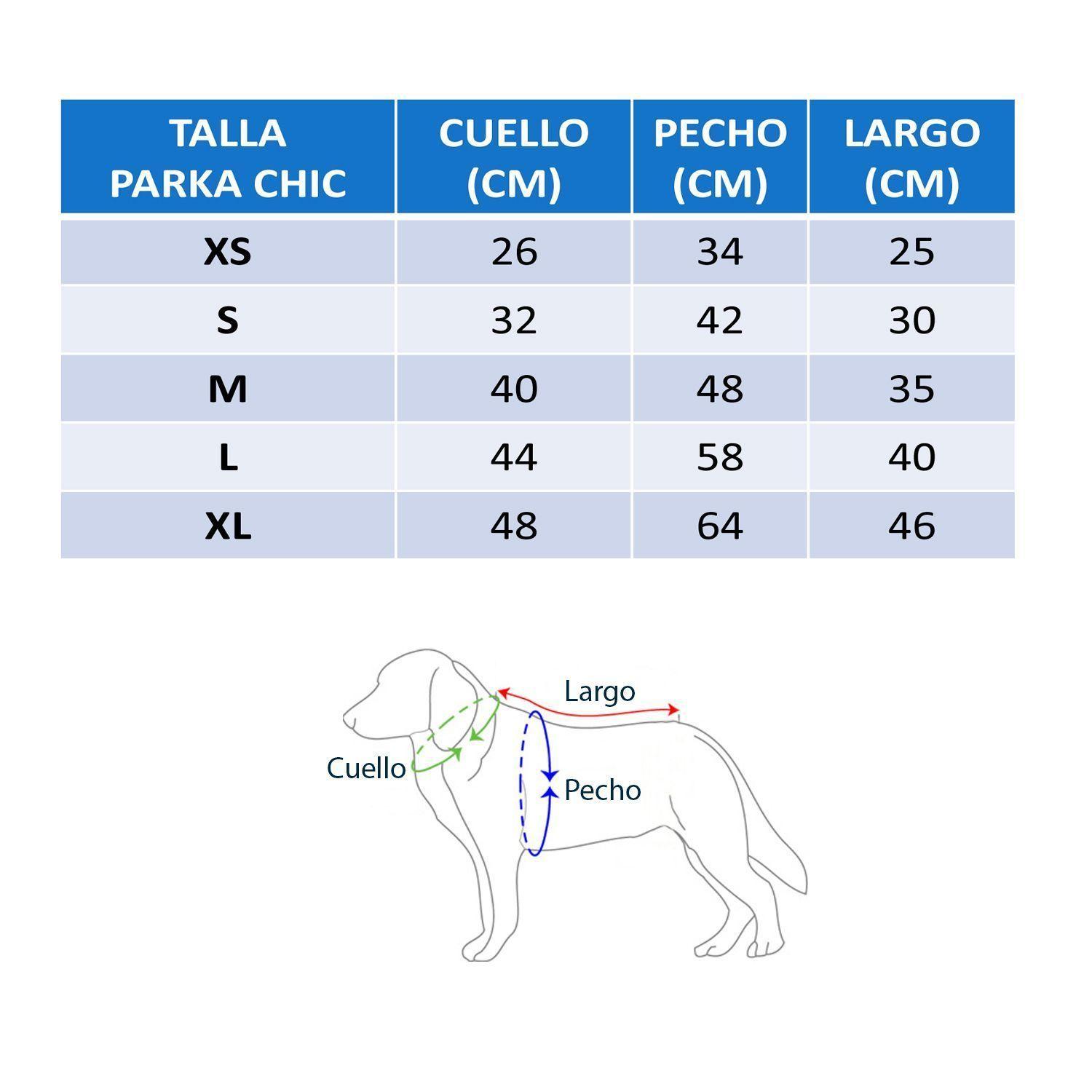 Parka Chic Burdeo talla S-2