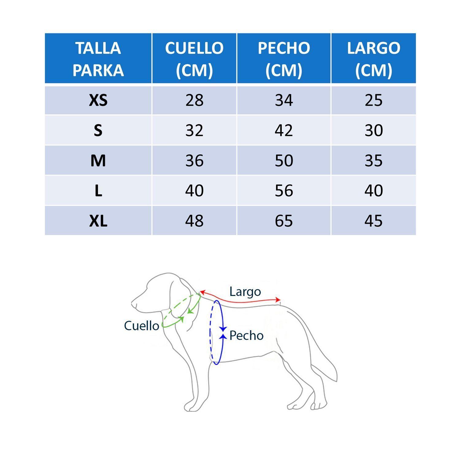 Parka Soft Azulino talla L-2
