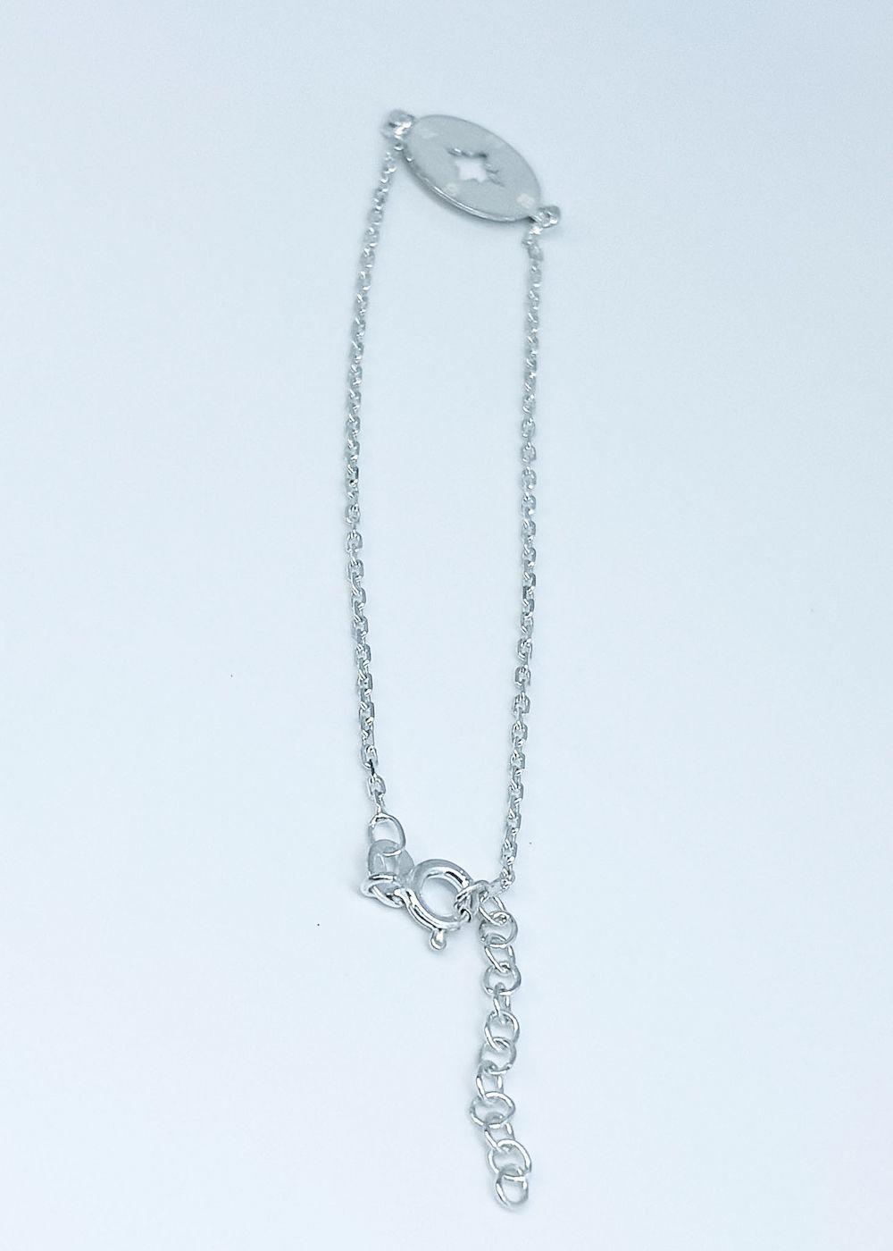 Pulsera rosa de los vientos en plata italiana 925-3