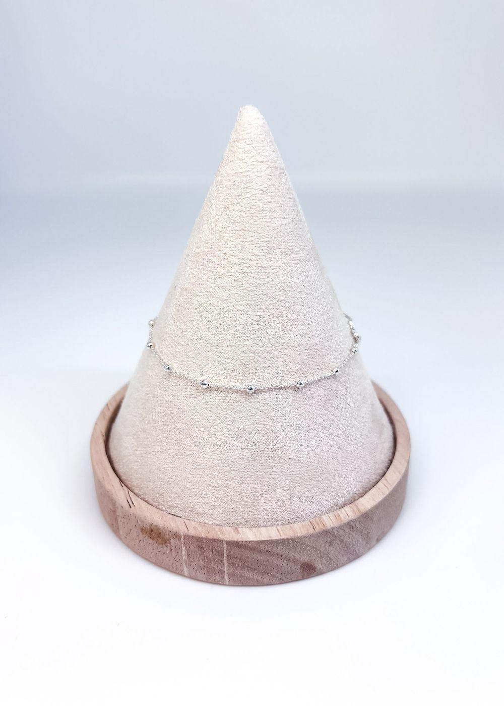 Pulsera infantil esferas plata italiana 925-2