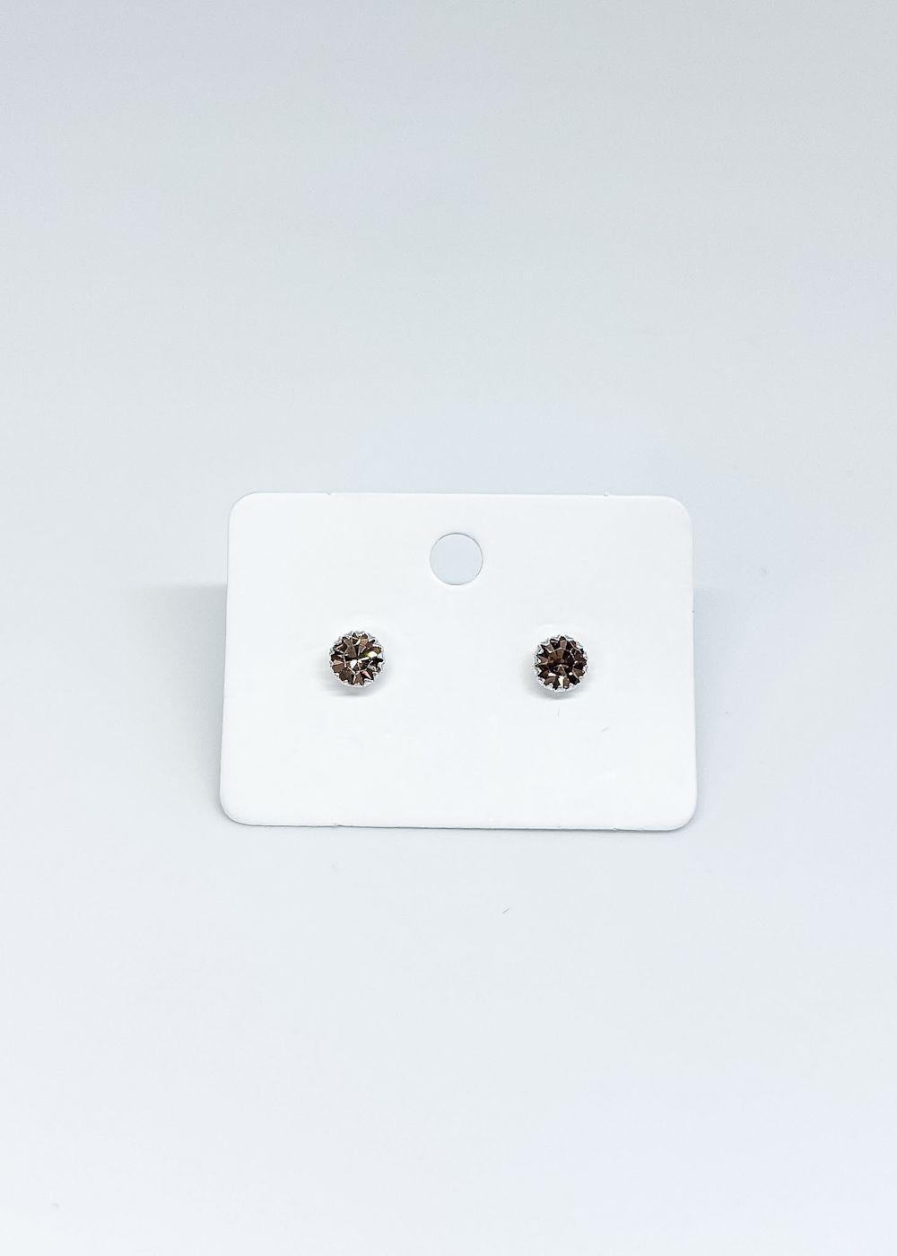 Aros circón ámbar en plata italiana 925-3