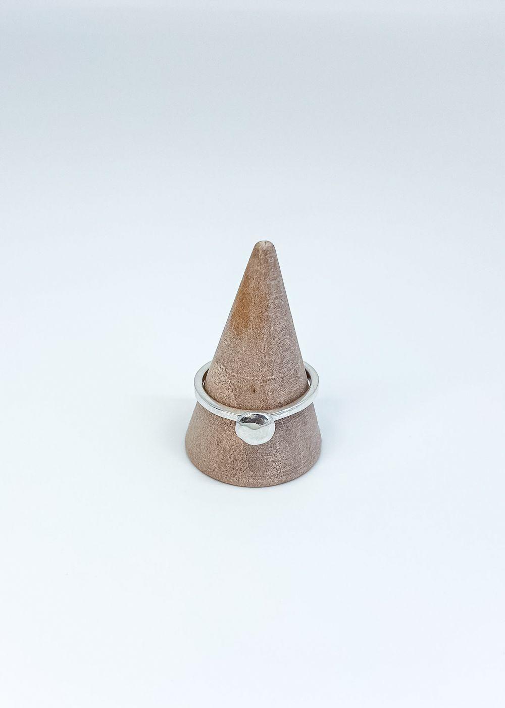 Anillo básico plata lisa italiana 925-3