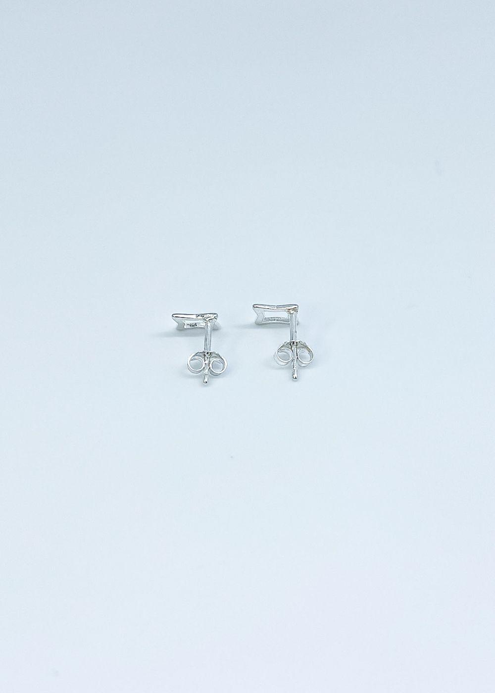 Aros estrella plata italiana 925-3