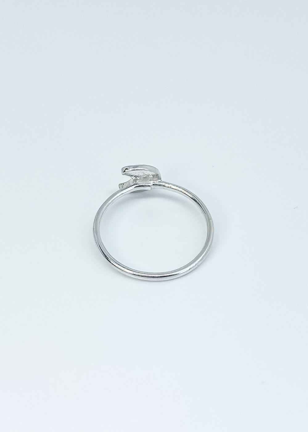 Anillo luna y estrella en plata italiana 925-2