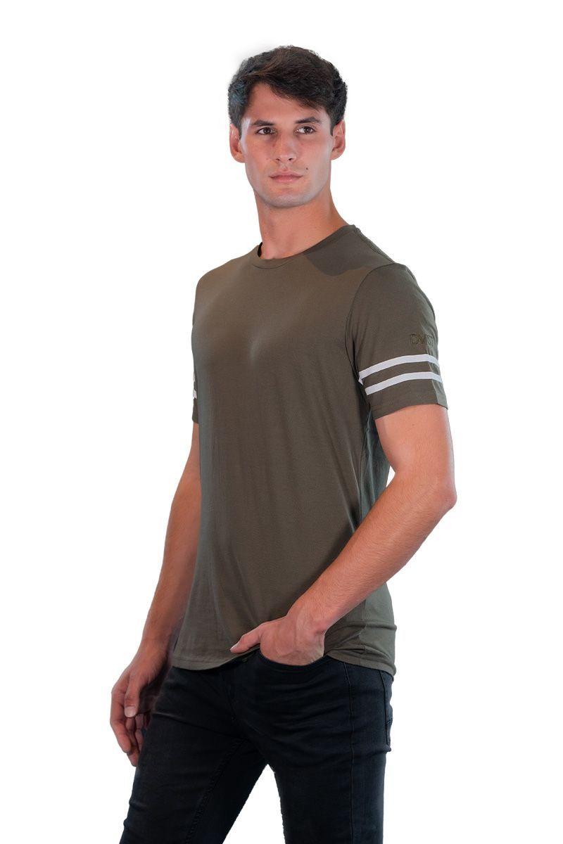 Polera About Blank Dark Olive Divergente-0