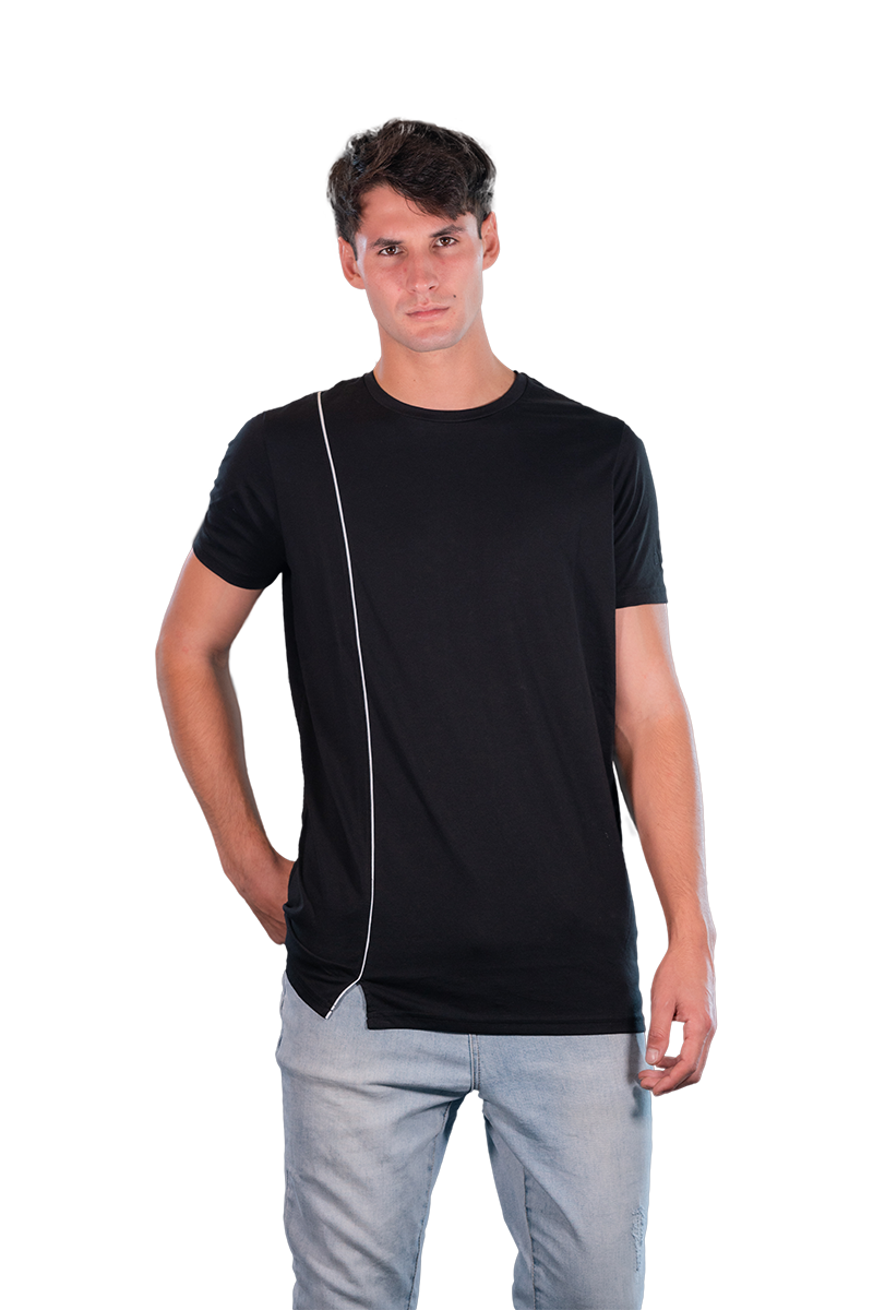 Polera Sisyphos Negro Divergente-0