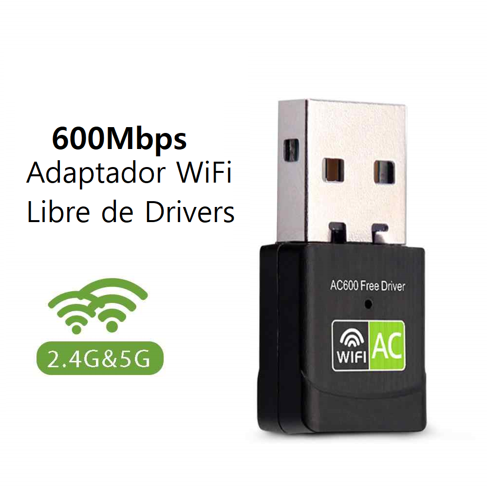 Adaptador Antena Usb Wifi 600mbps Dual Band-3