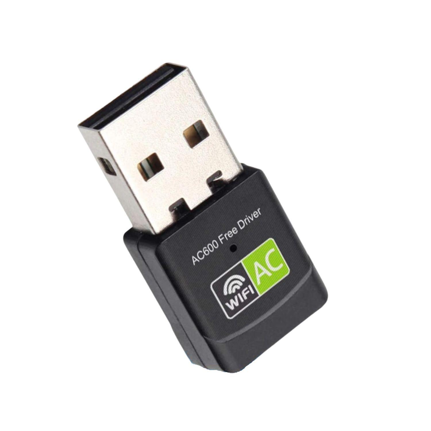 Adaptador Antena Usb Wifi 600mbps Dual Band-1