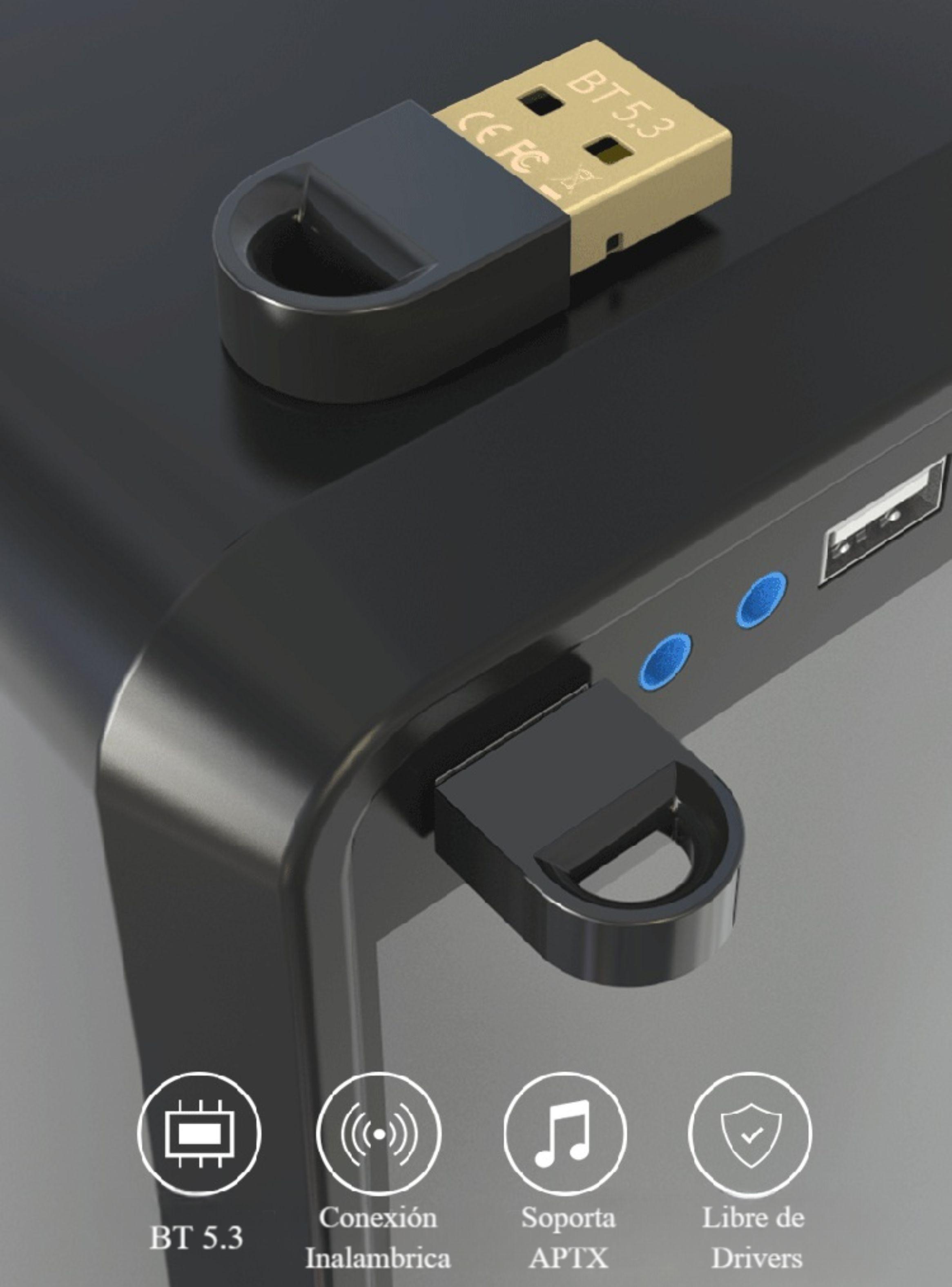 TRANSMISOR USB BLUETOOTH 5.3 PARA PC LIBRE DE DRIVERS-3