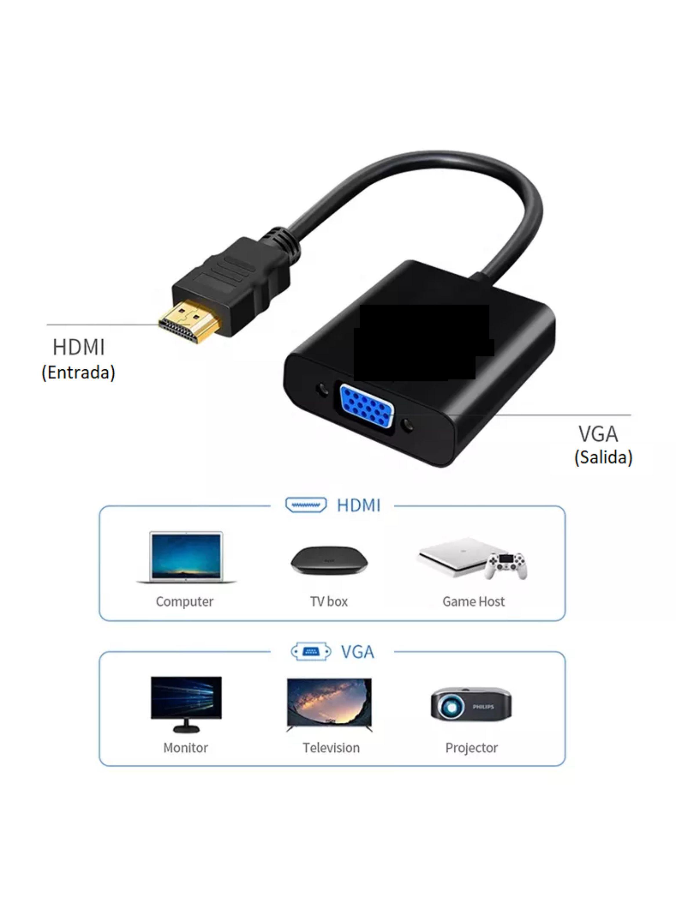 Adaptador Conversor De Hdmi A Vga-2