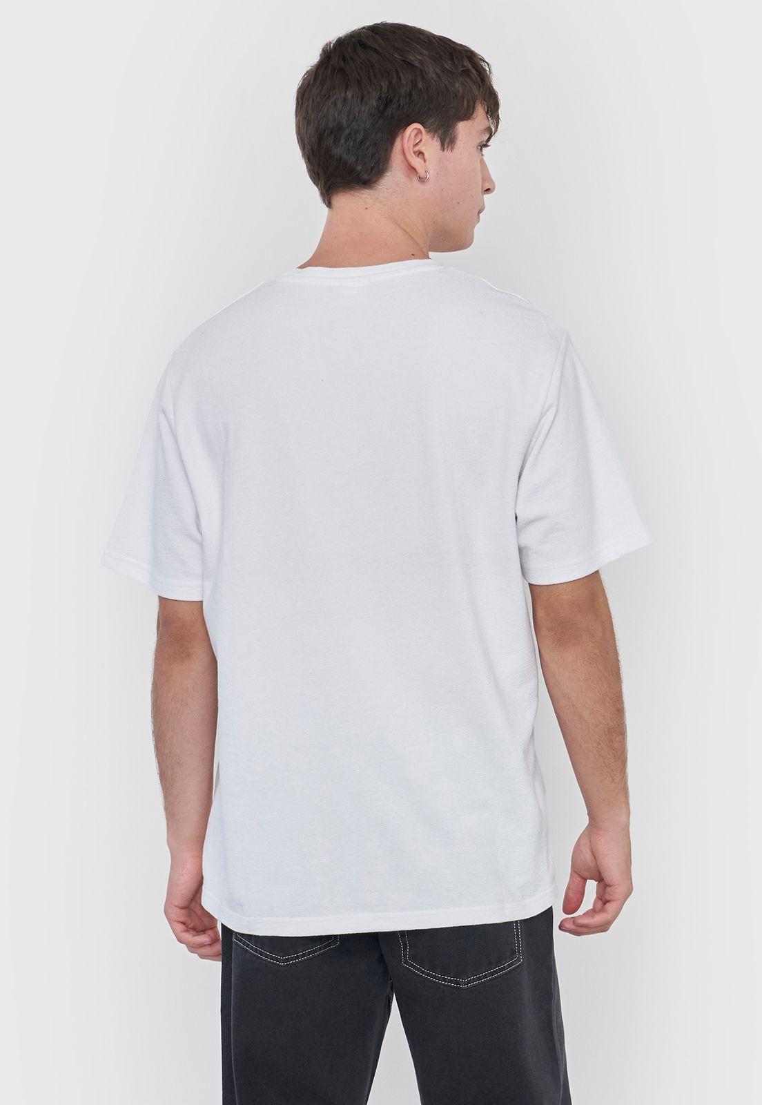 Polera Hombre Tejida Bolsillo Blanco Corona-1