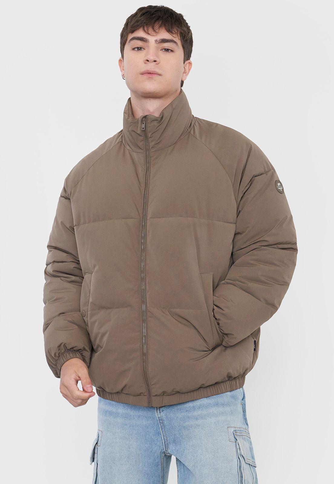 Parka Hombre Puffa Café Corona-2