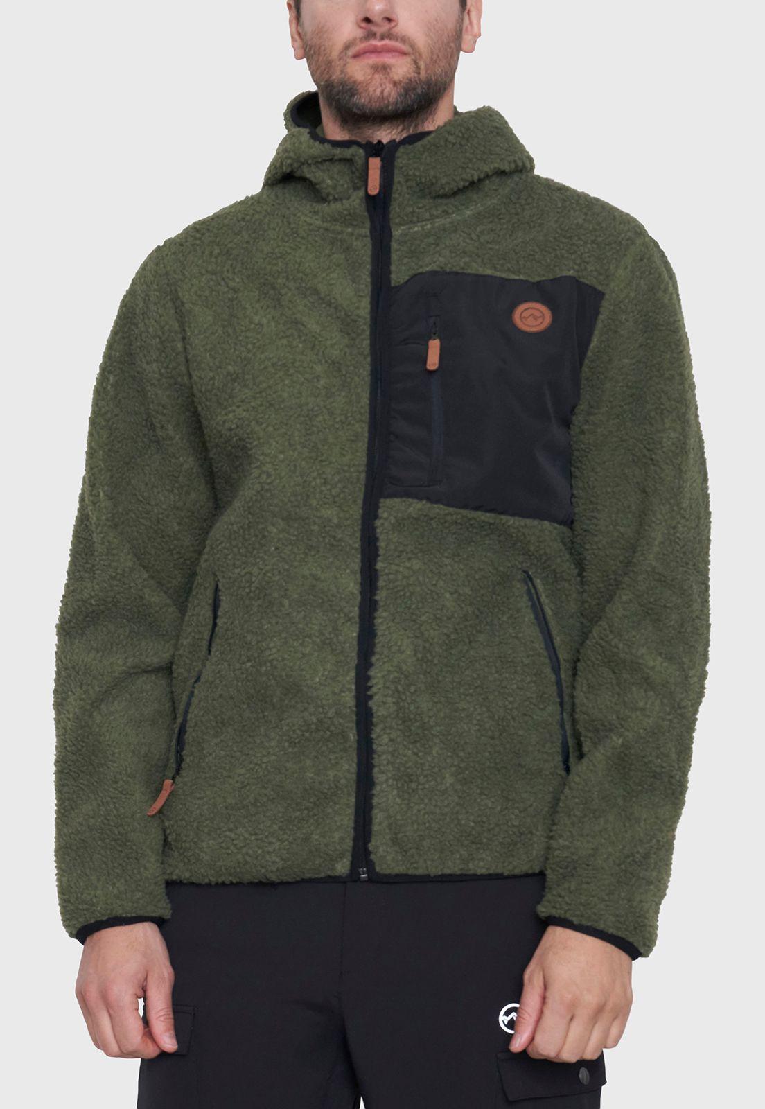 Polar Outdoor Hombre Sherpa Verde/Negro Corona-2