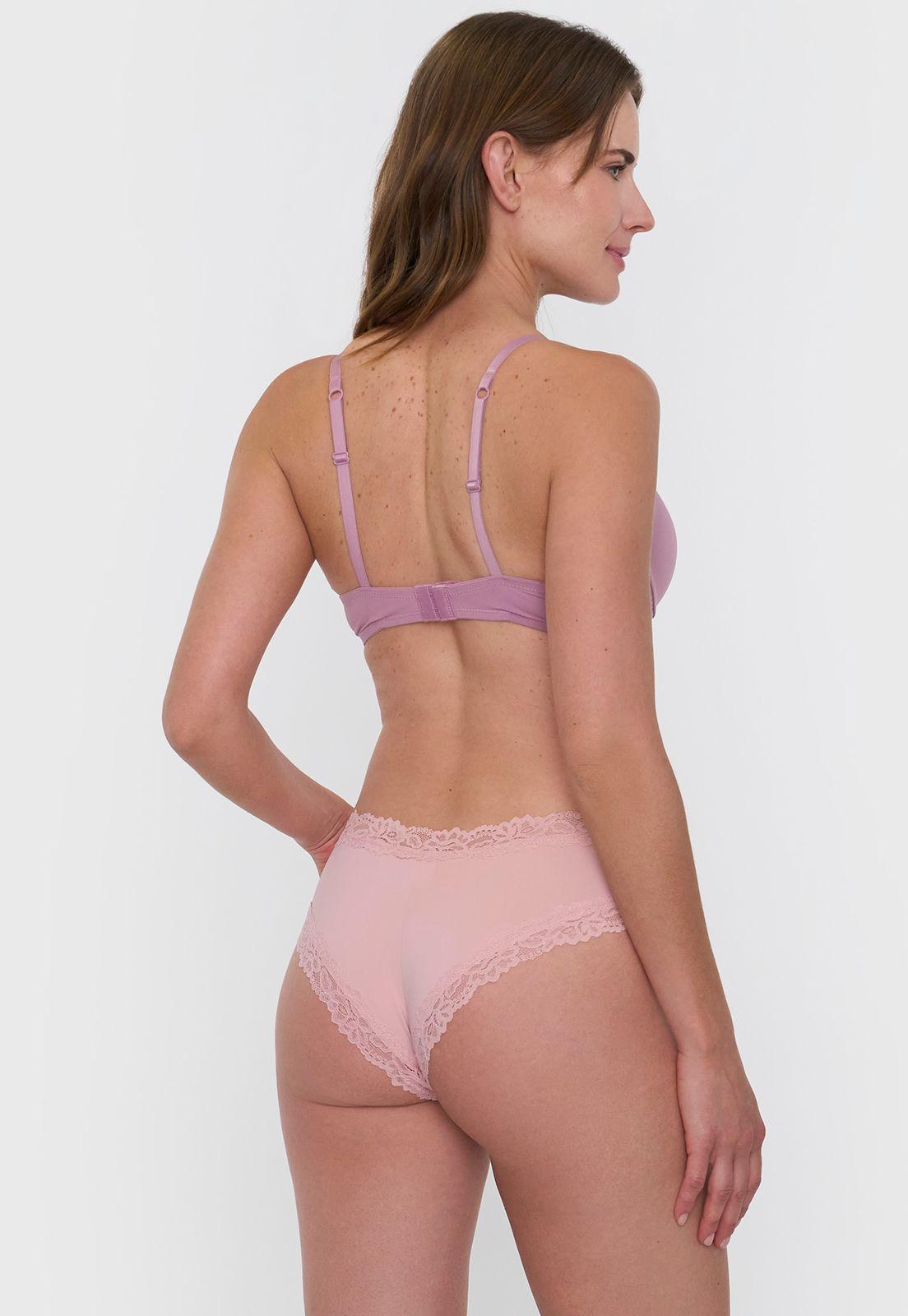 Pantaleta Mujer Microfibra Lace Rosa Corona-2