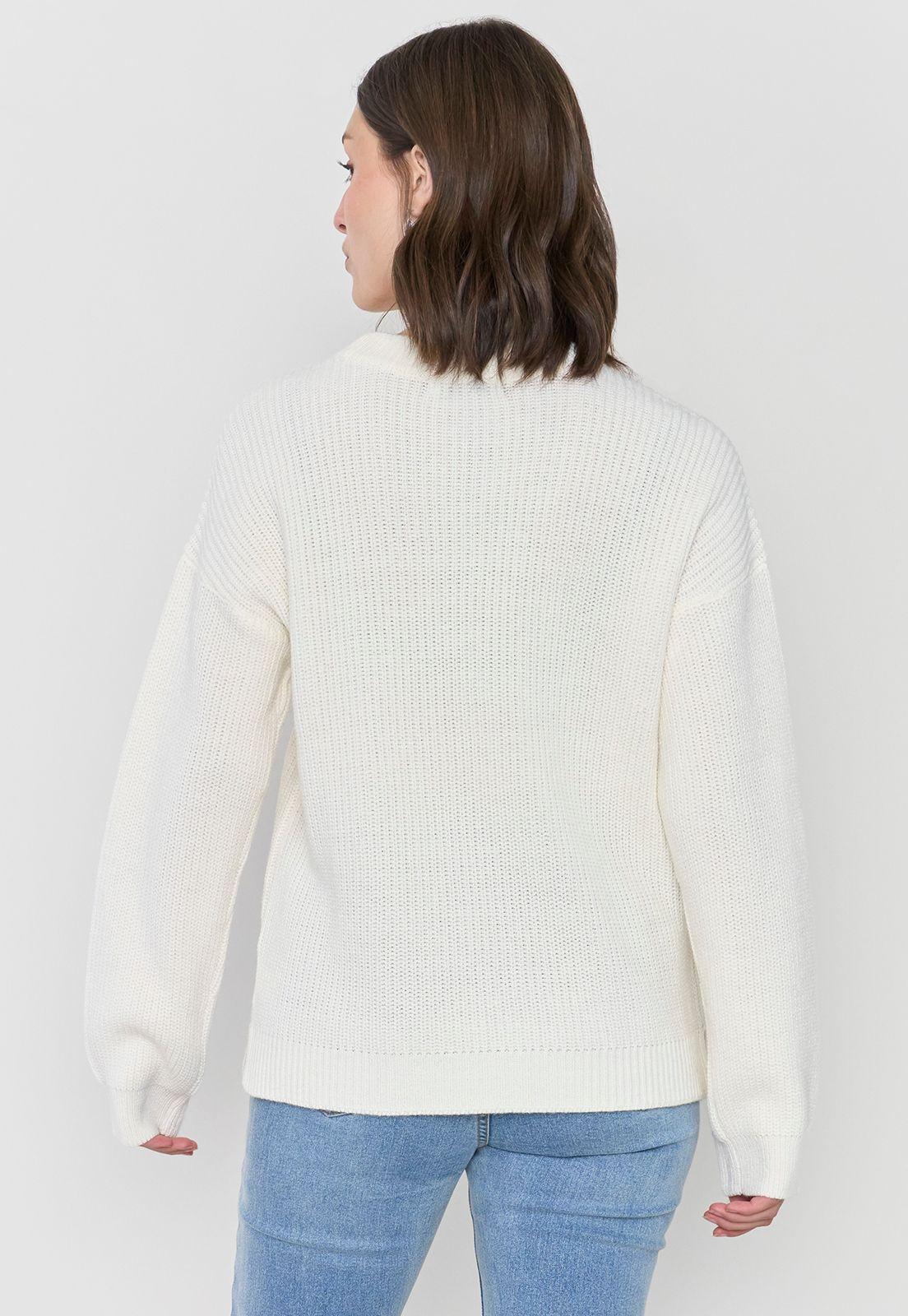 Sweater Mujer Ecru Corona-1