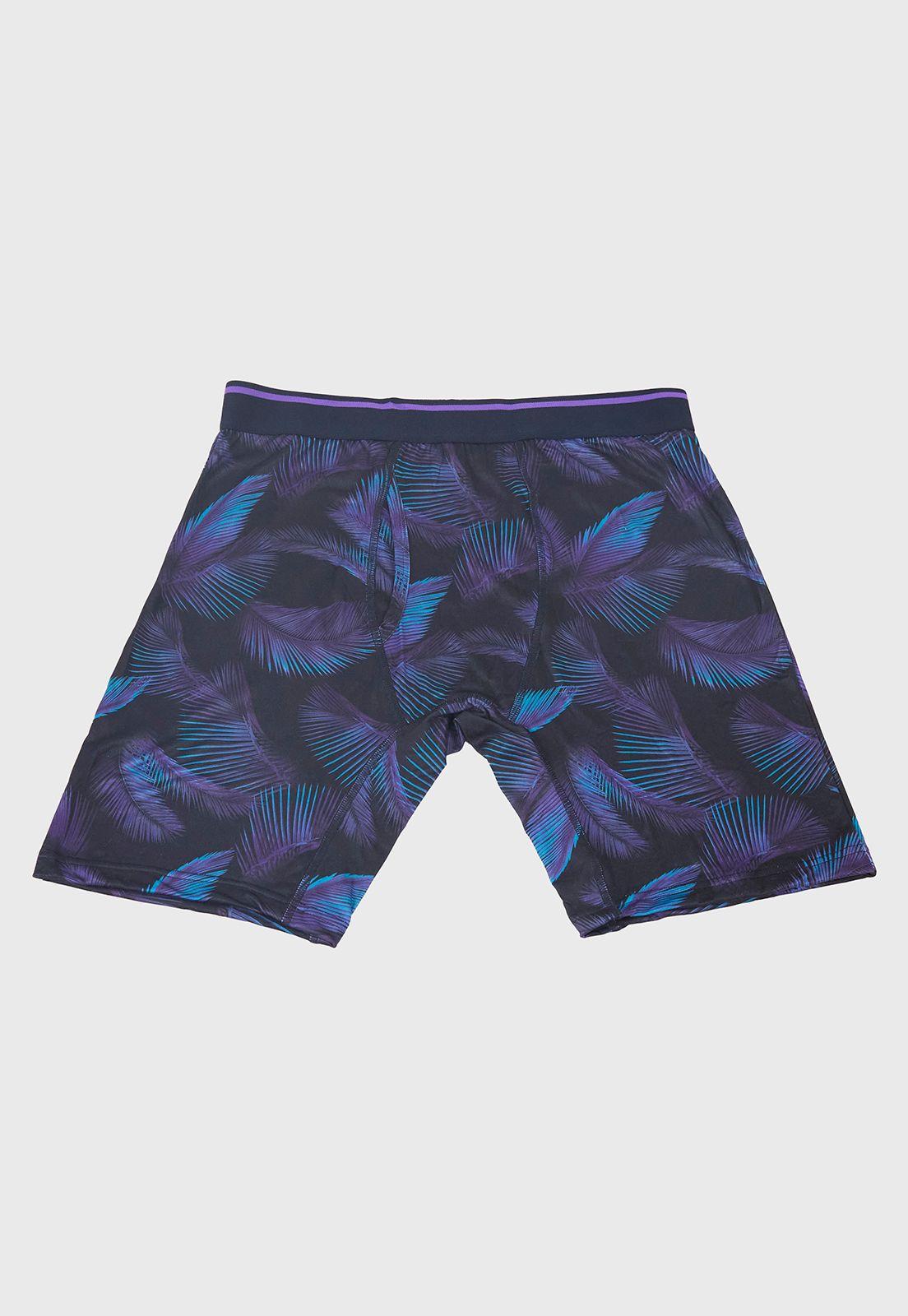 Bóxer Hombre Bipack Deportivo Mix Morado Corona-3