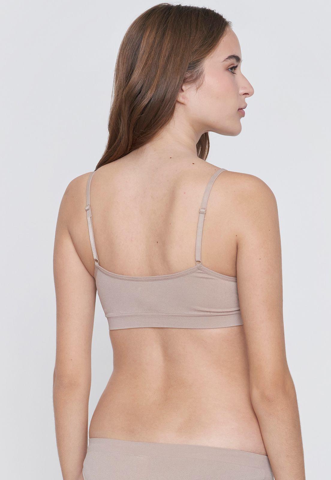 Sostén Mujer Seamless Beige Corona-1
