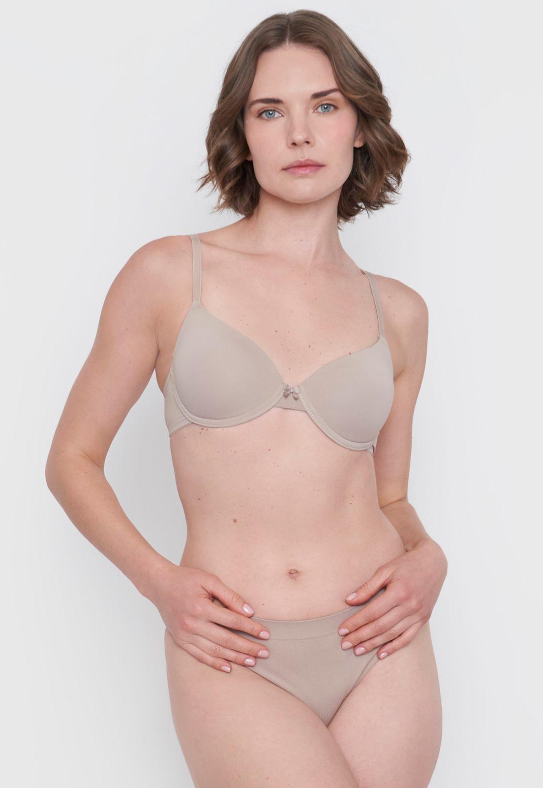 Sostén Mujer Beige Copa B Color Beige Corona-3