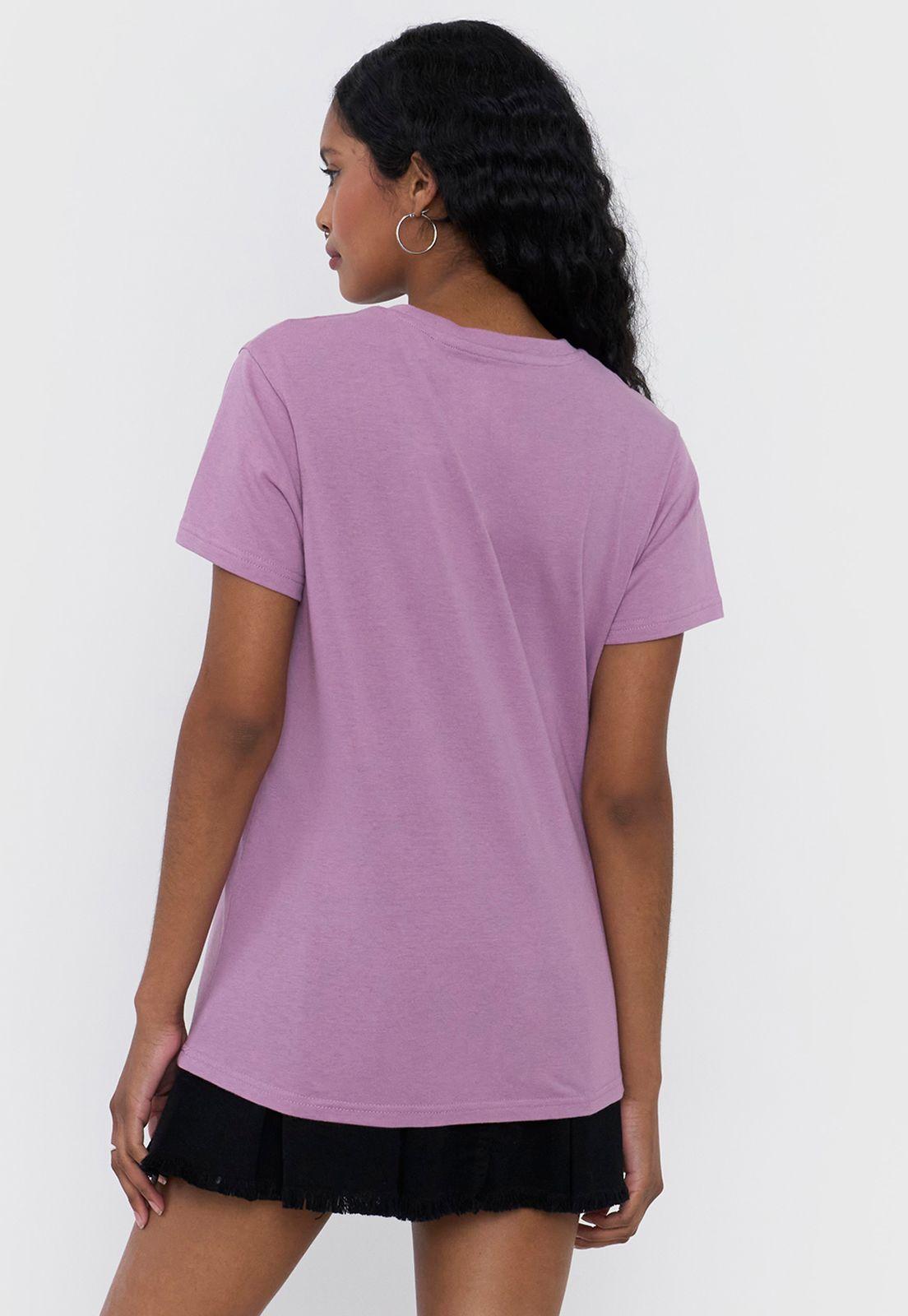 Polera Mujer Fun Regular Color Malva Corona-1