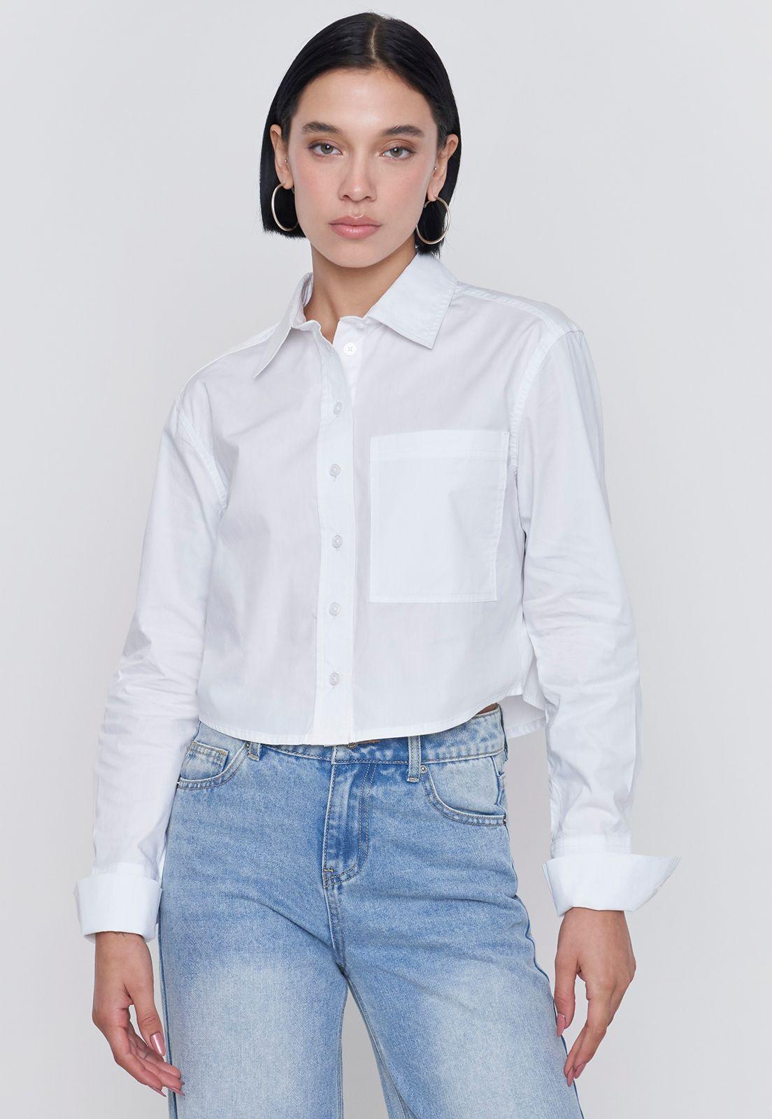 Blusa Manga Larga Blanco Corona-0