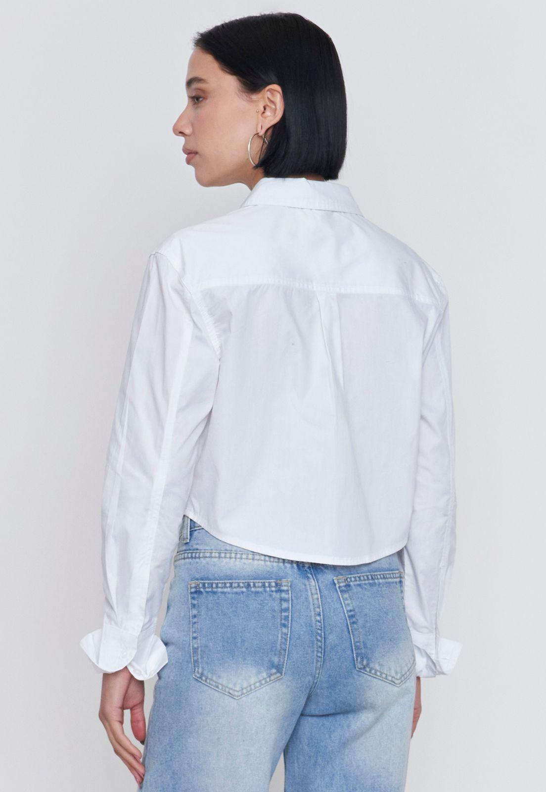Blusa Manga Larga Blanco Corona-1