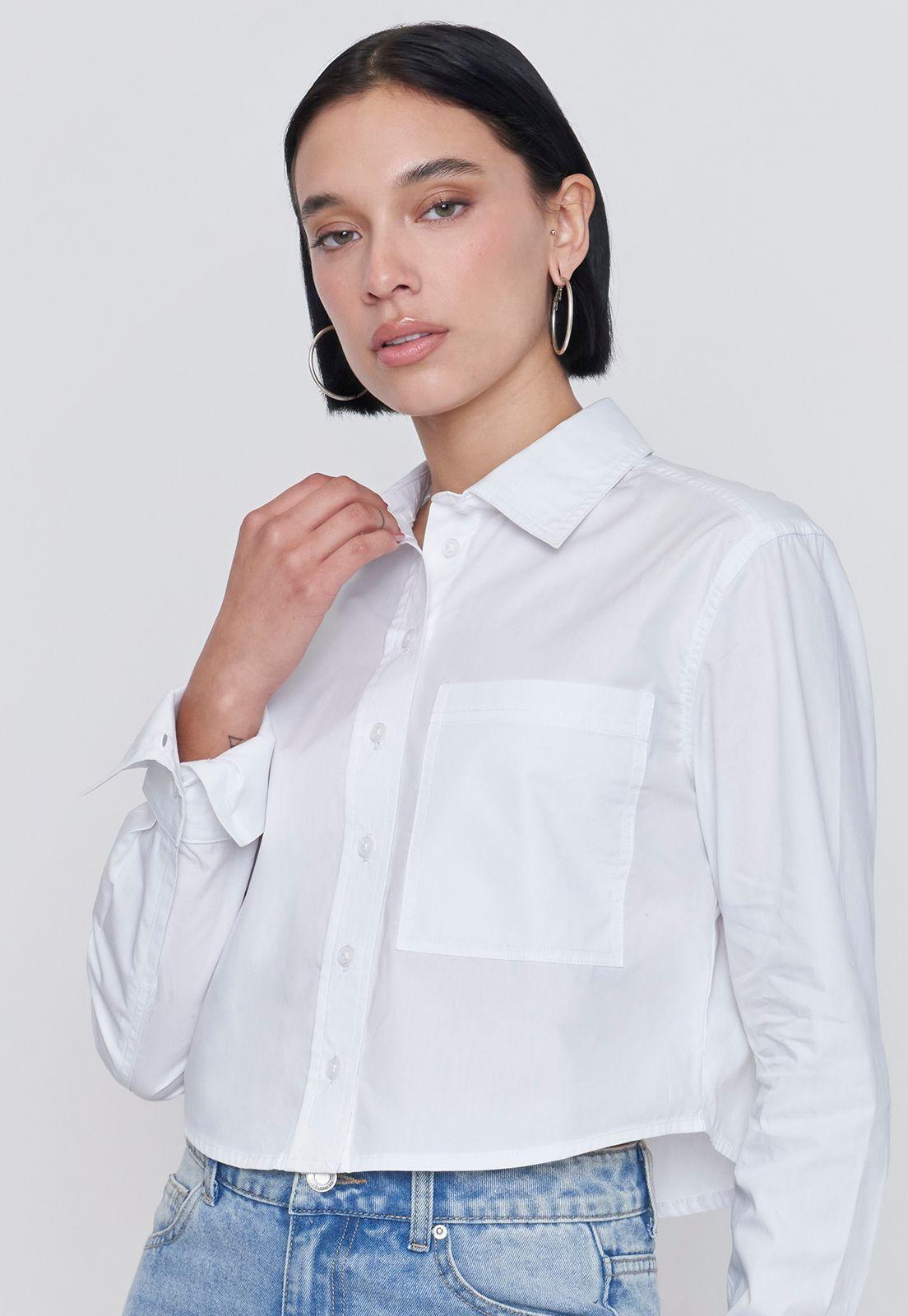 Blusa Manga Larga Blanco Corona-2