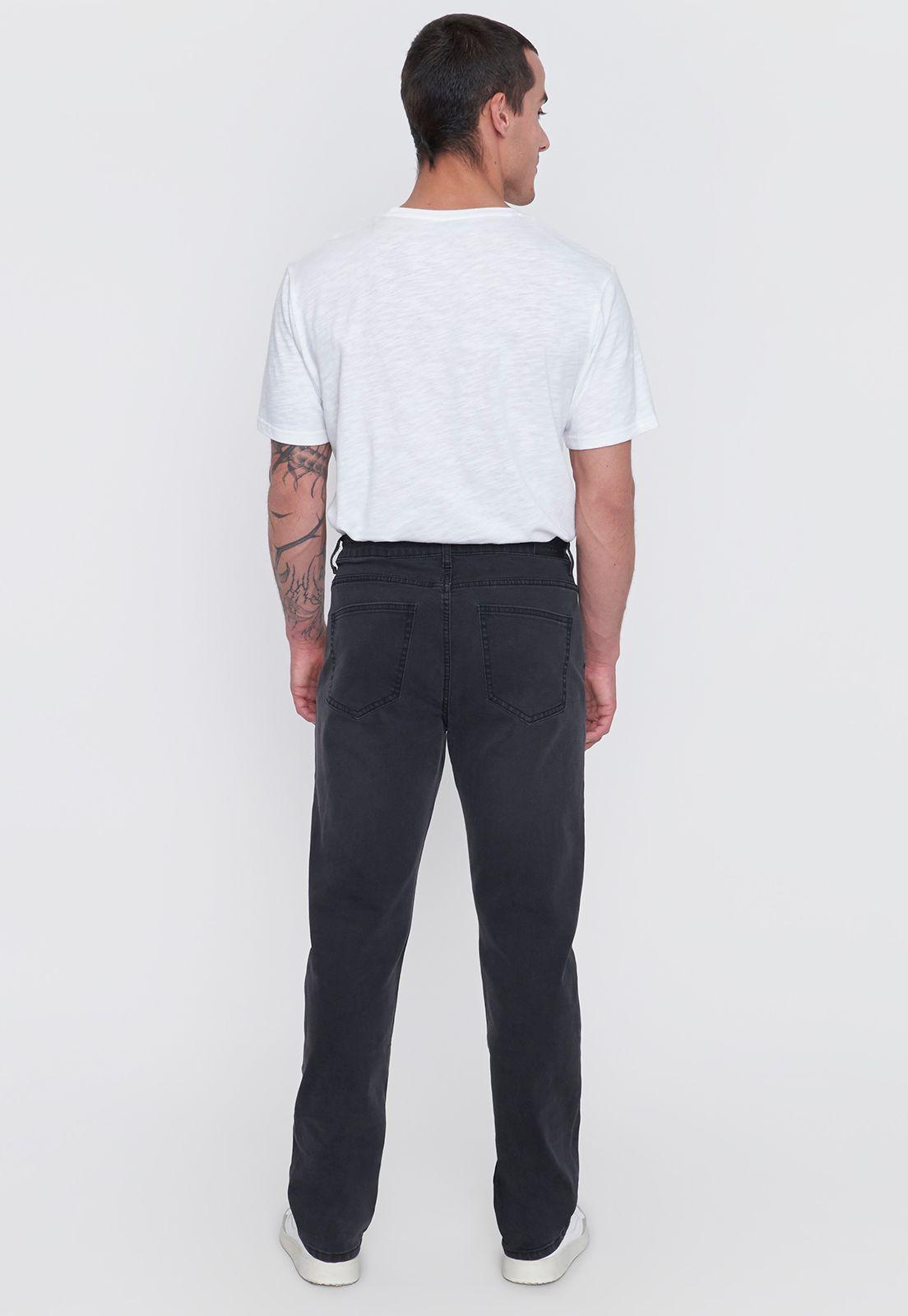 Jeans Hombre Straight Negro Corona-2