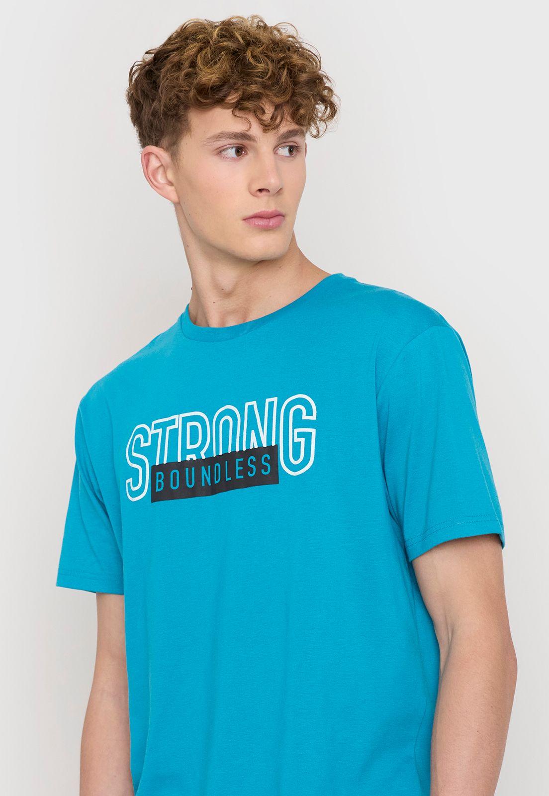 Polera Hombre Deportiva Fun Lettering Calipso Corona-2