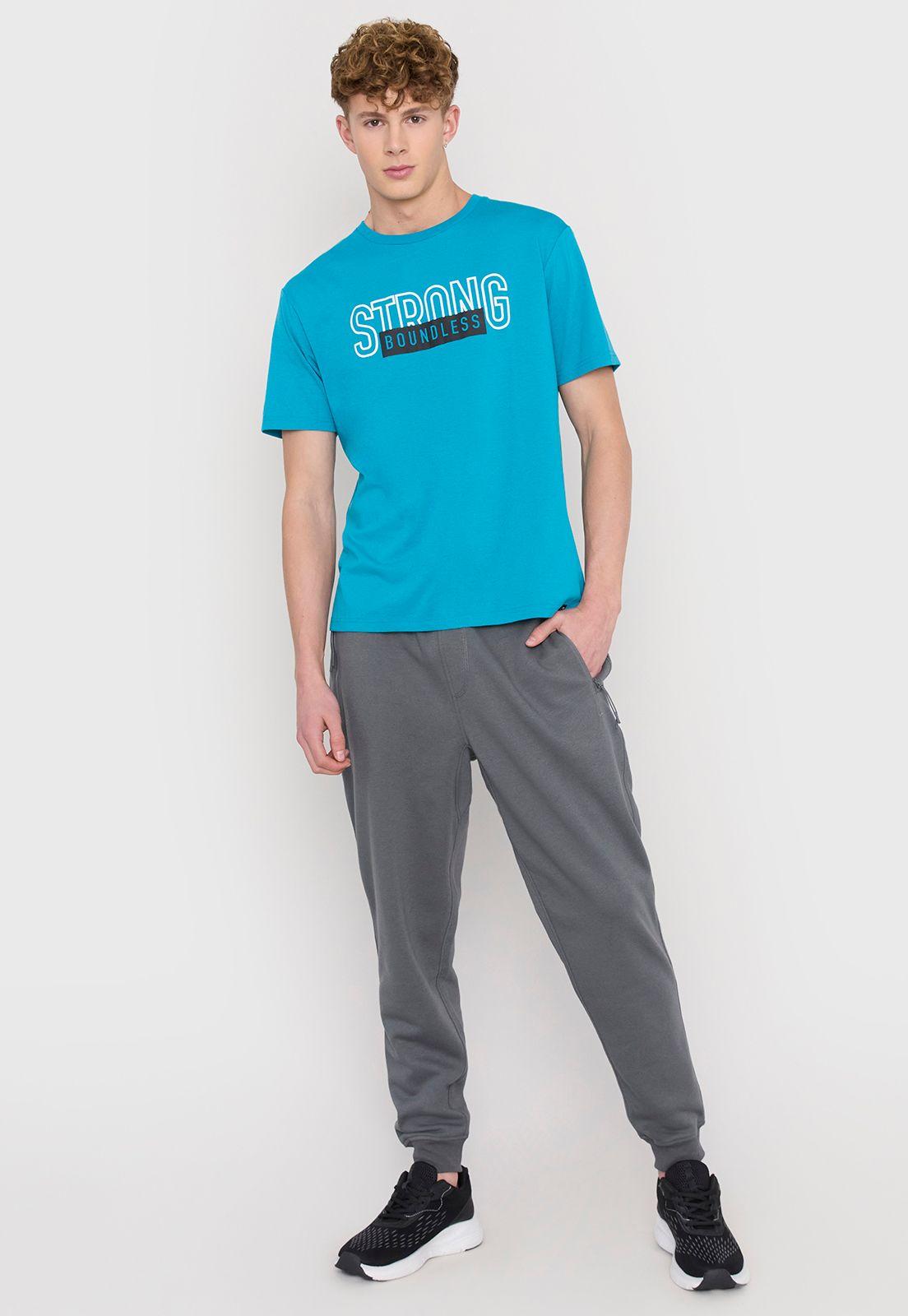 Polera Hombre Deportiva Fun Lettering Calipso Corona-3